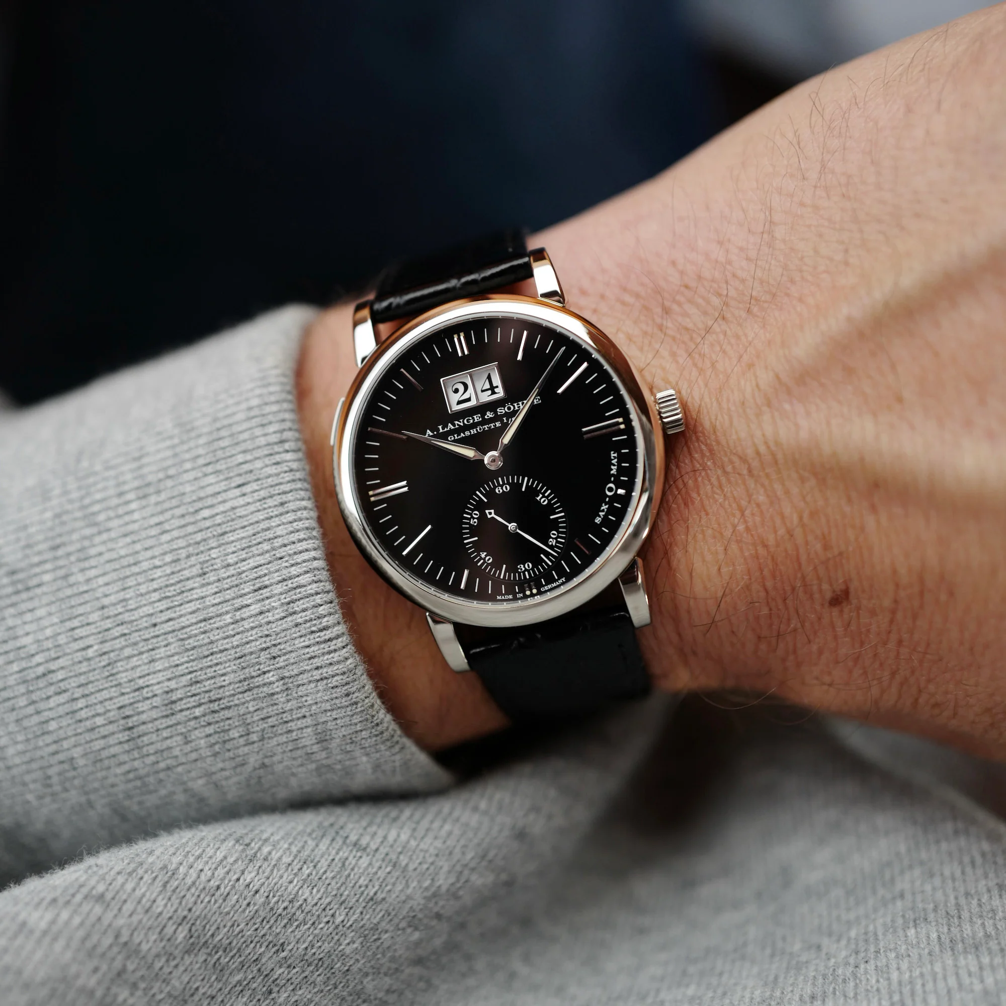 A Lange and Sohne White Gold Saxonia Ref. 308.027 - Image 3