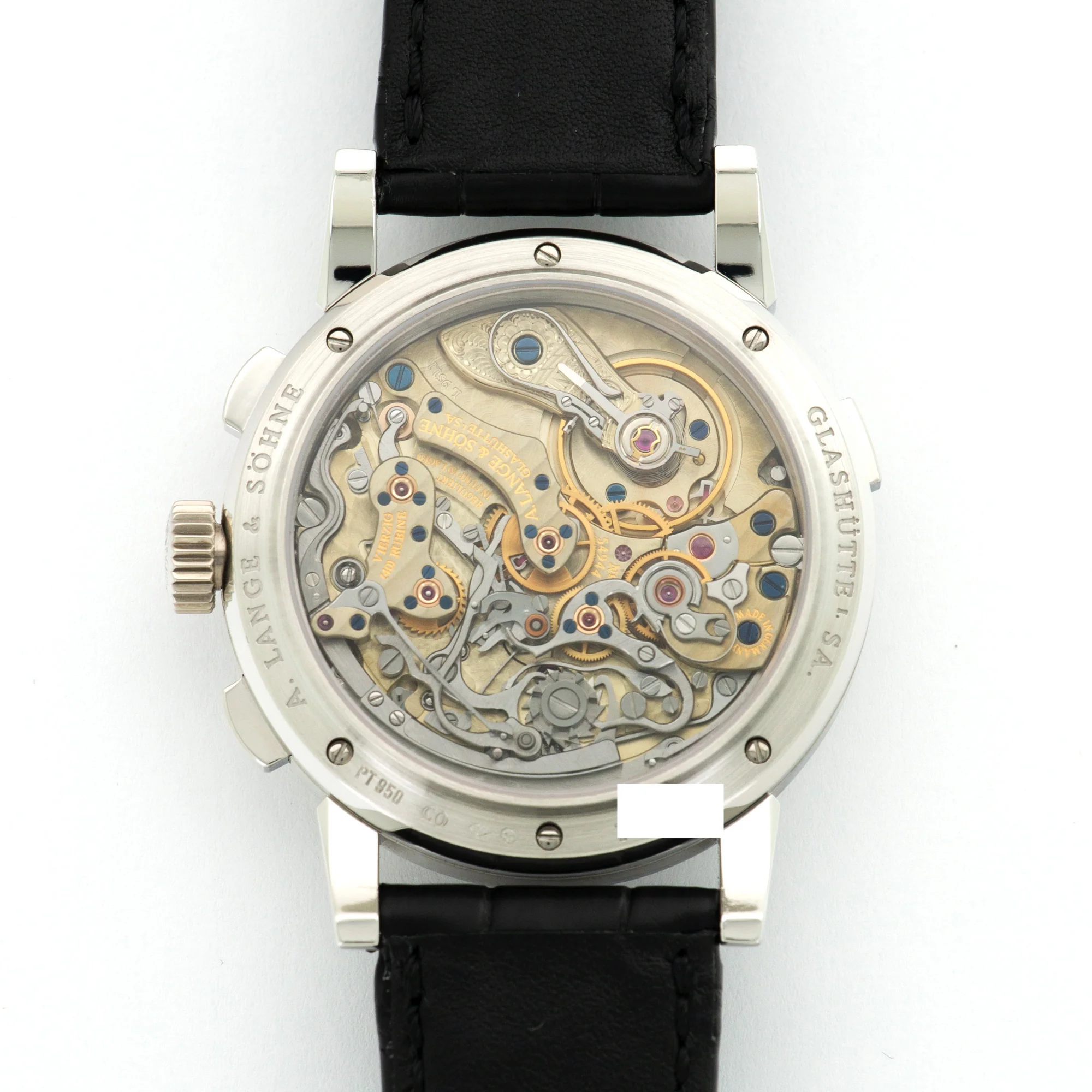 A. Lange & Sohne Platinum Datograph Watch Ref. 403.035 - Image 4