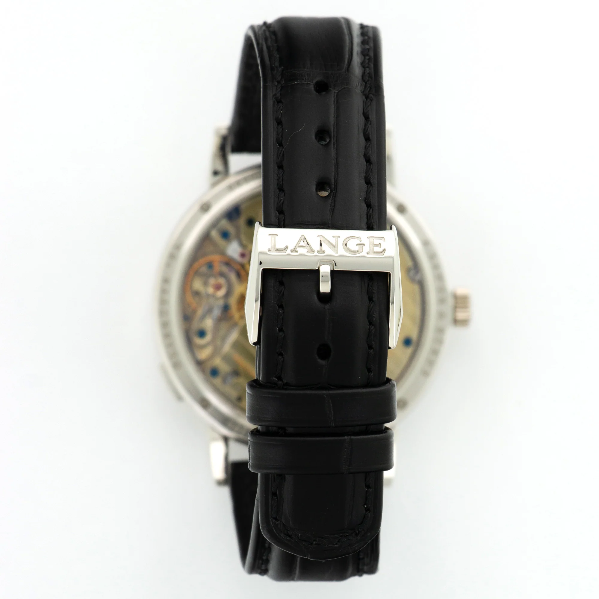 A. Lange & Sohne Platinum Grande Lange 1 Lumen Watch Ref. 117.035 - Image 5