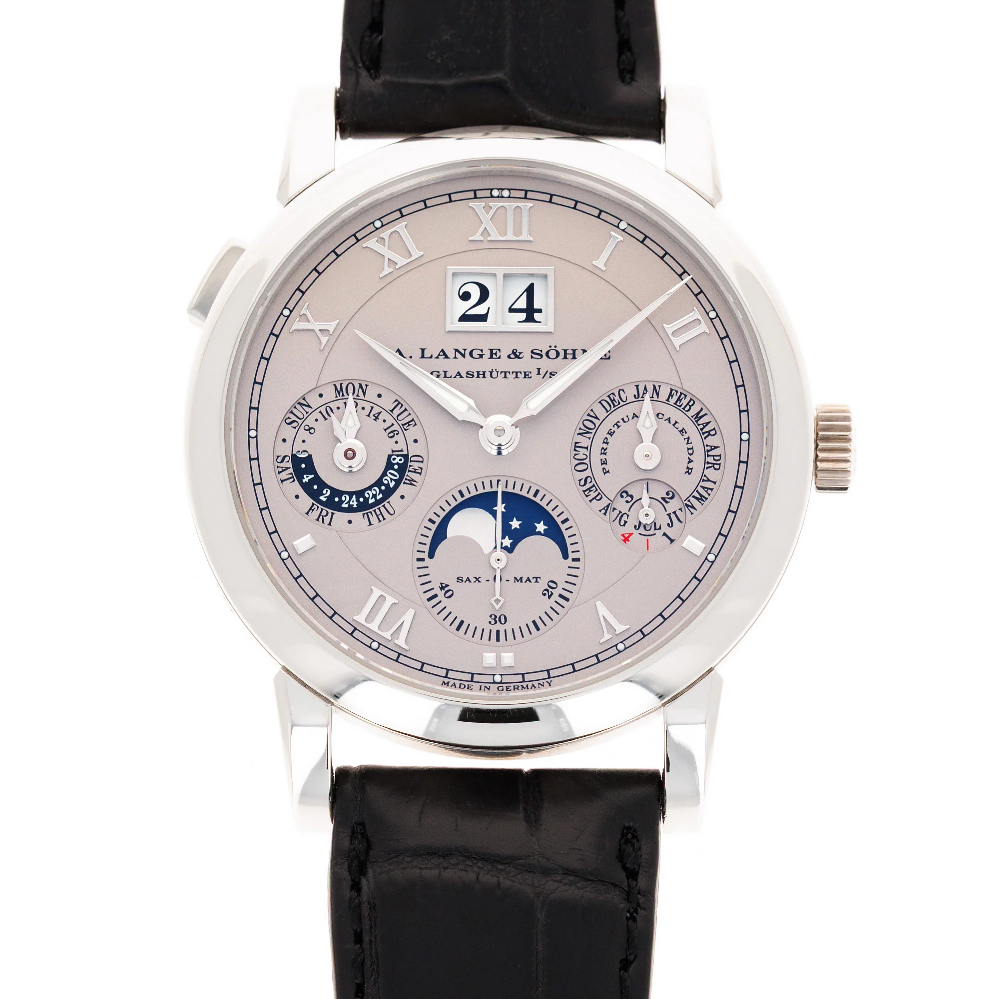 A. Lange & Sohne Platinum Langematik Perpetual Calendar Ref. 310.025
