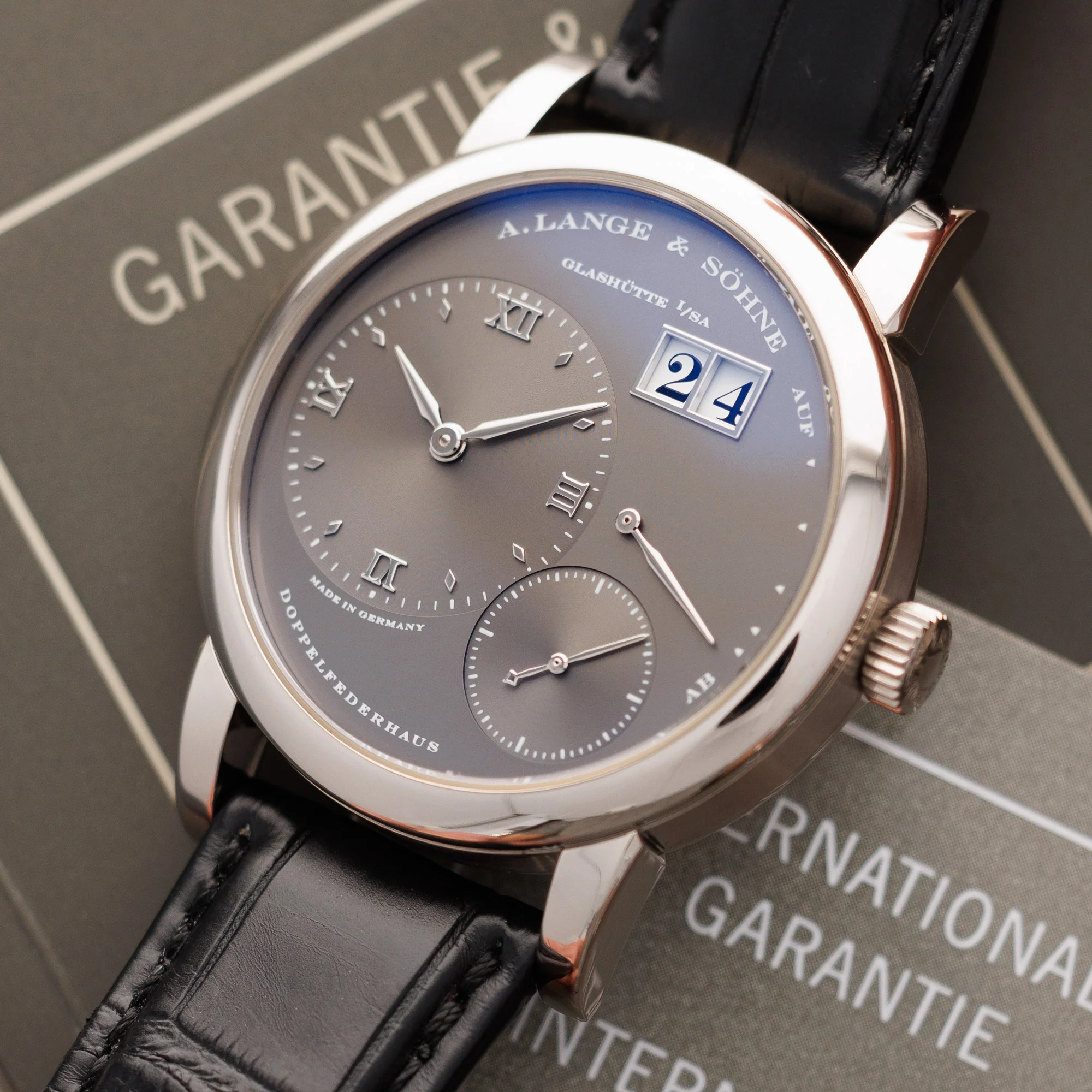 A. Lange & Sohne White Gold Lange 1 Ref. 101.030 - Image 2