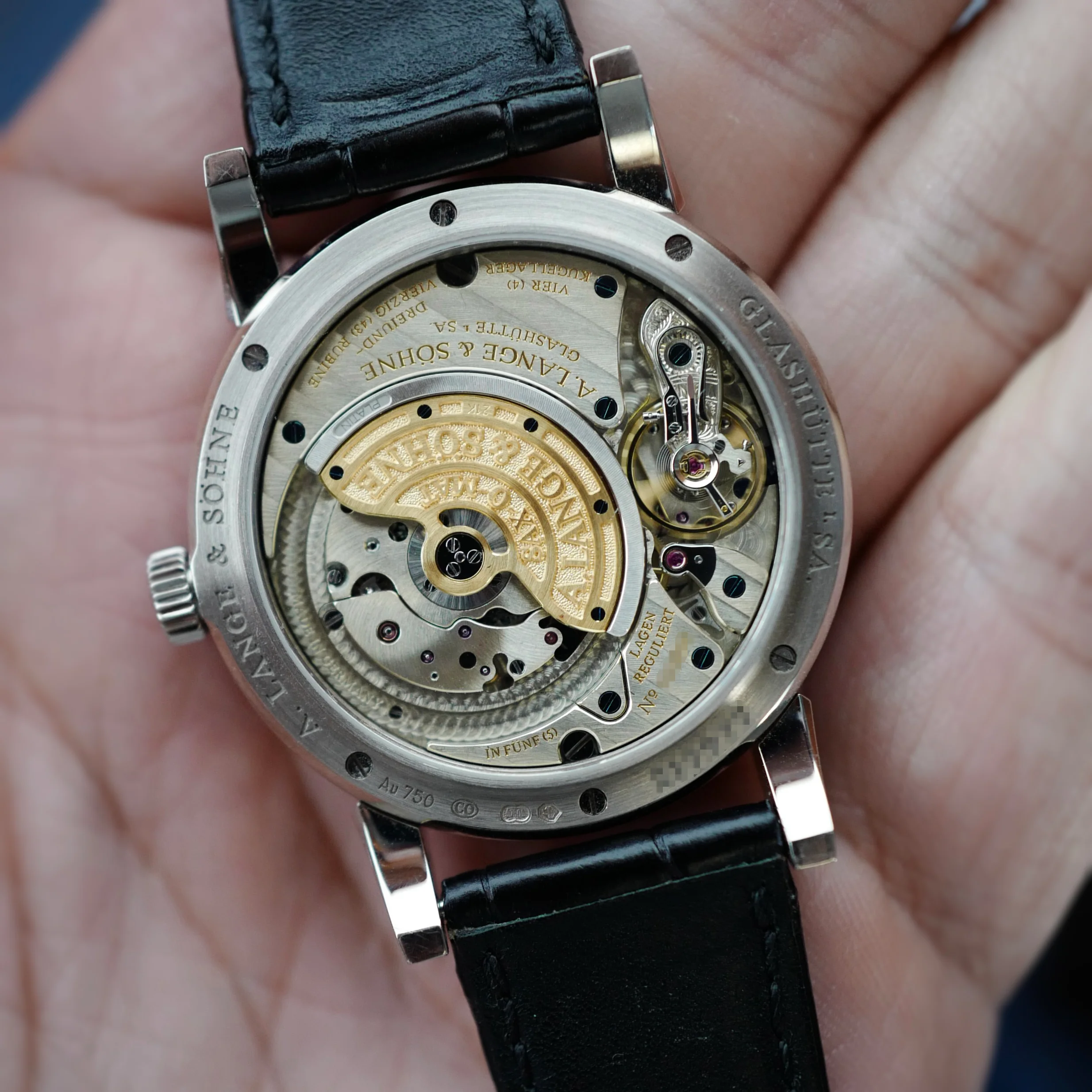 A. Lange & Sohne White Gold Perpetual Calendar Watch Ref. 310.026 - Image 3