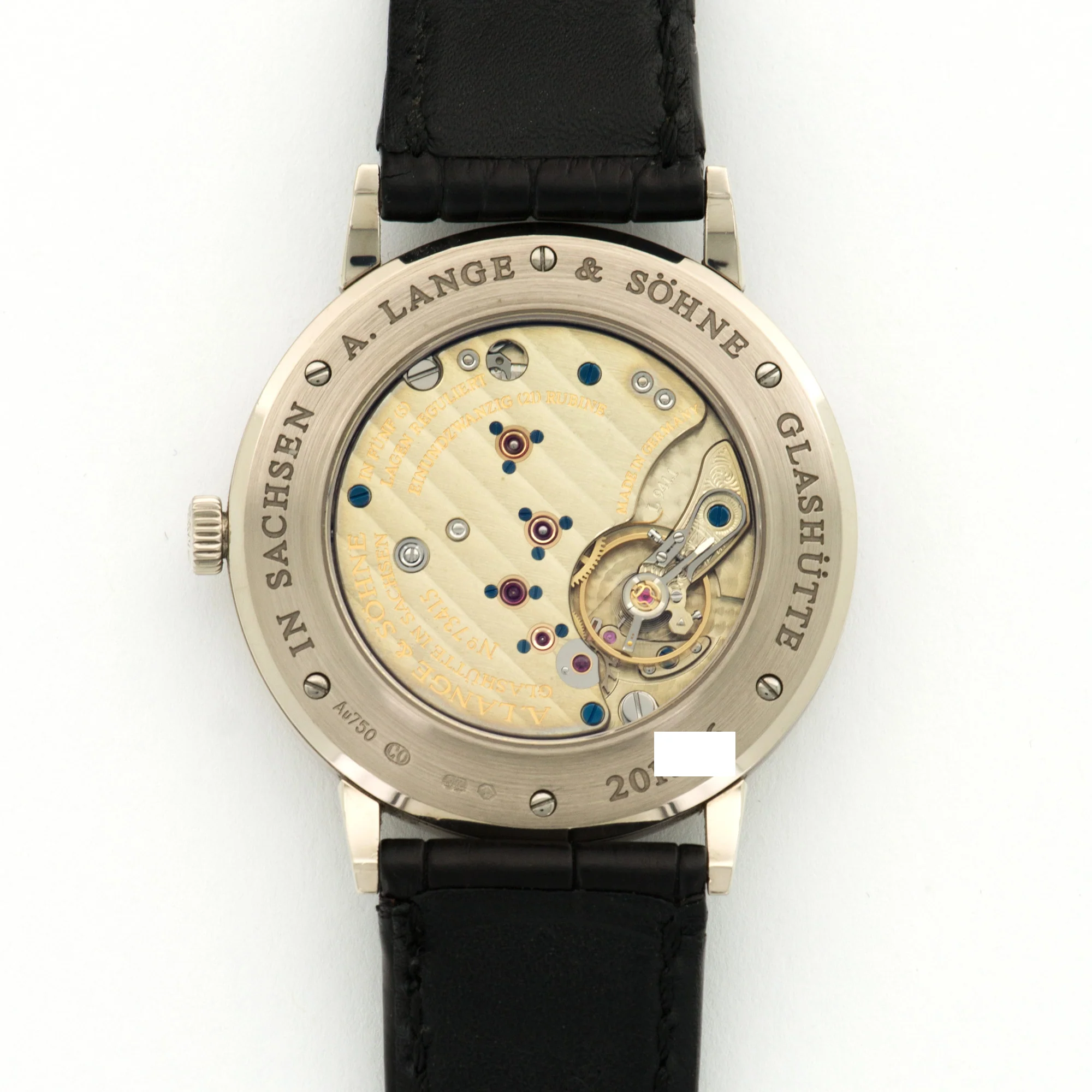 A. Lange & Sohne White Gold Saxonia Watch Ref. 216.026 - Image 4