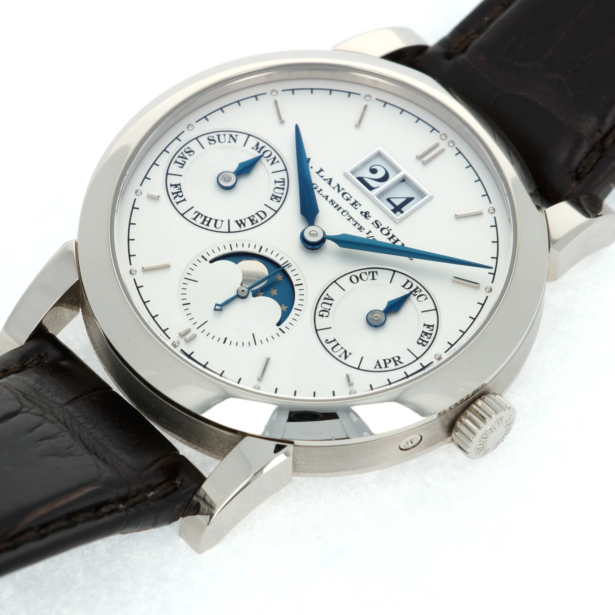 A. Lange & Sohne White Gold Saxonia Annual Calendar Ref. 330.026 - Image 4