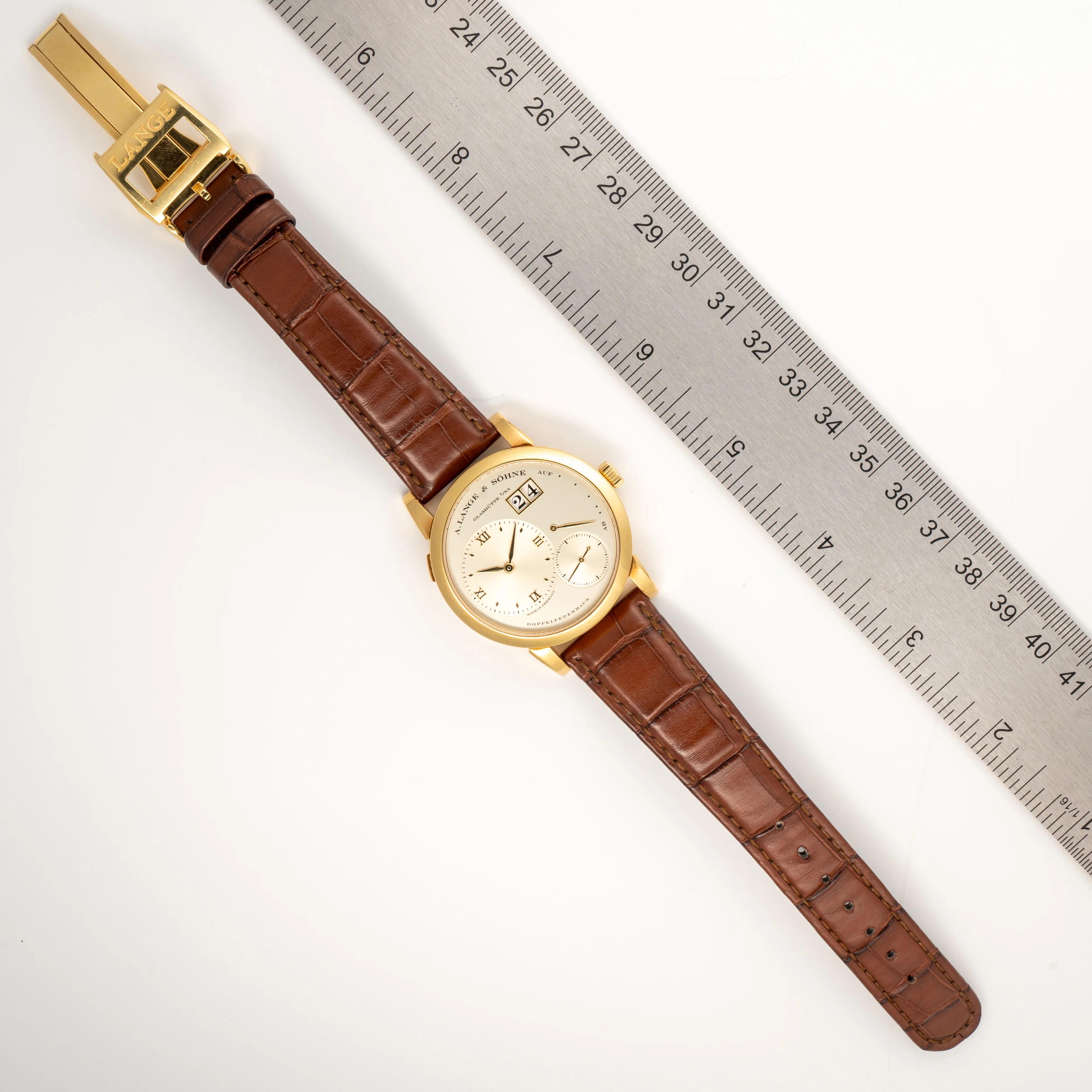 A. Lange & Sohne Yellow Gold Lange 1 Ref. 101.021 (New Arrival) - Image 7