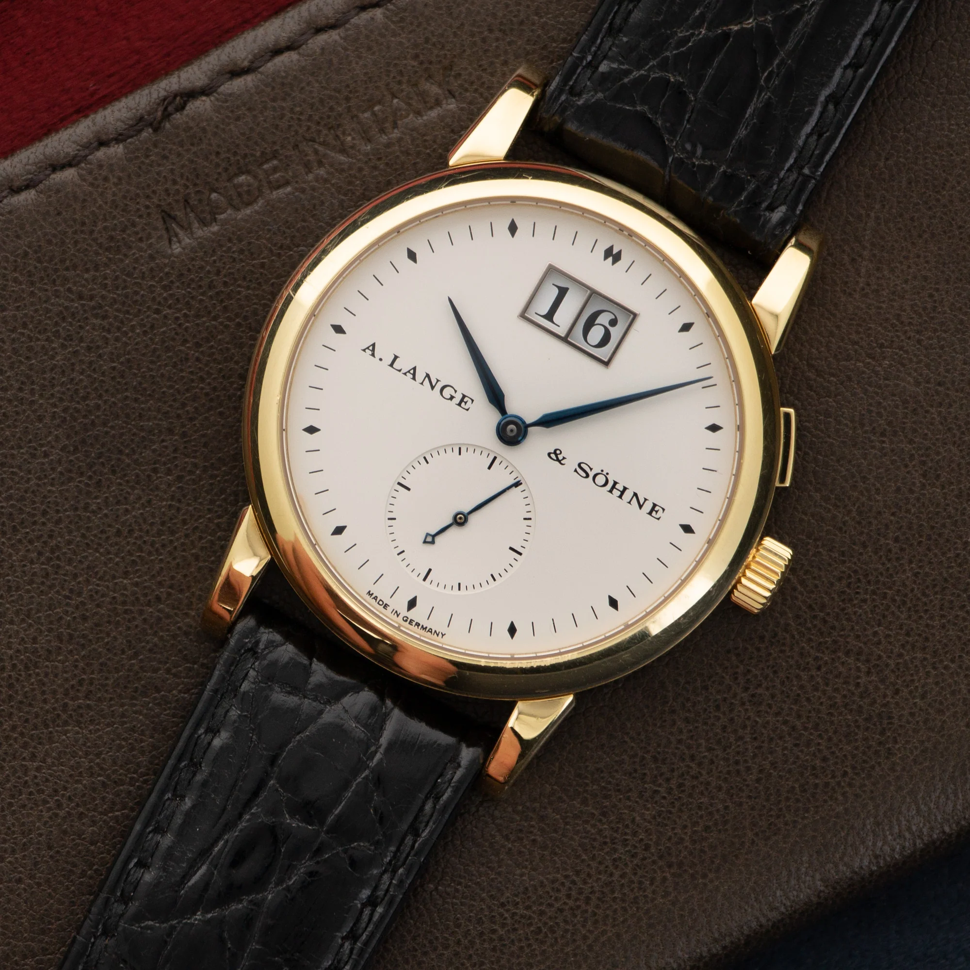 A. Lange & Sohne Yellow Gold Saxonia 1st Series Watch Ref. 102.002 - Image 2