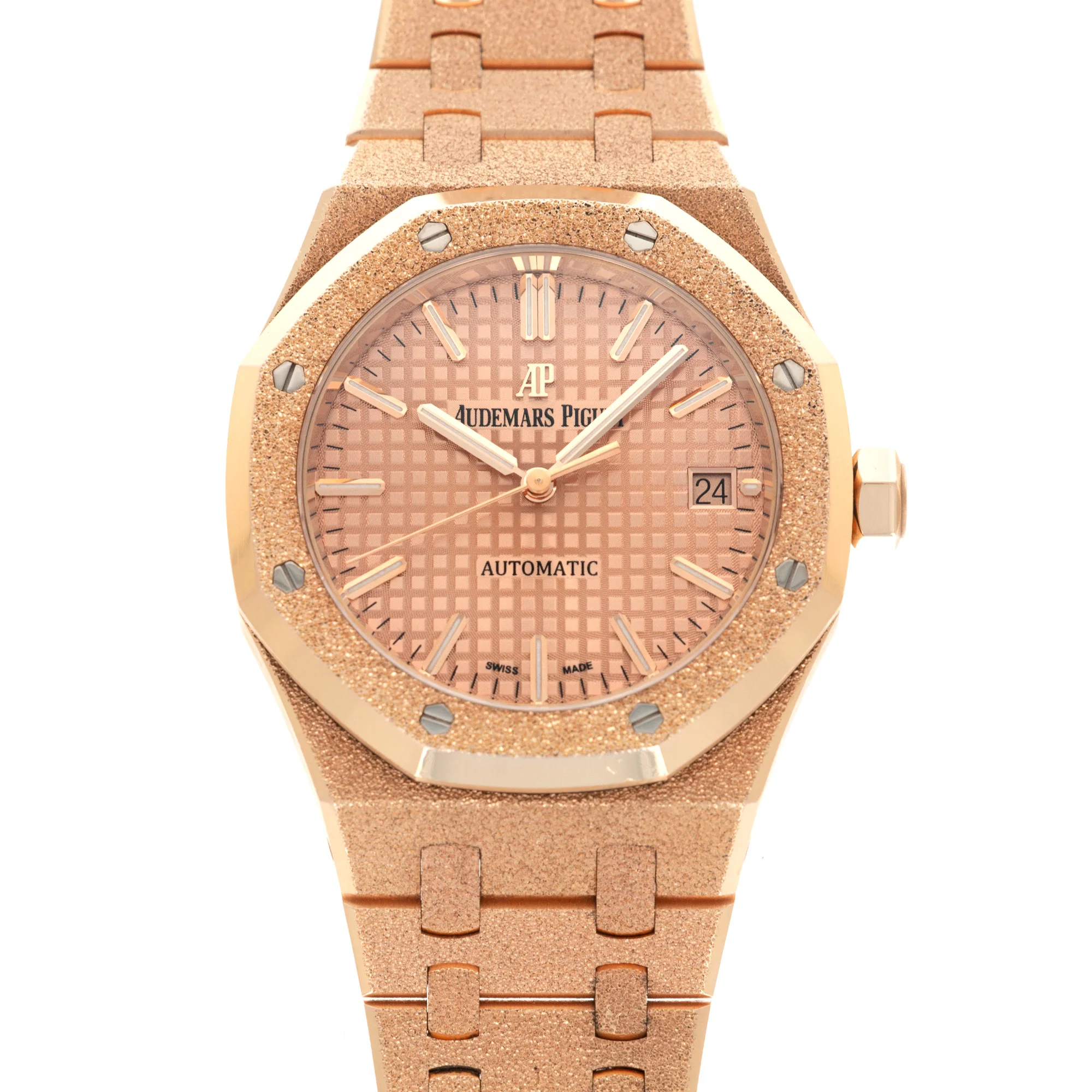 Audemars Piguet Frosted Rose Gold Royal Oak Ref. 15454