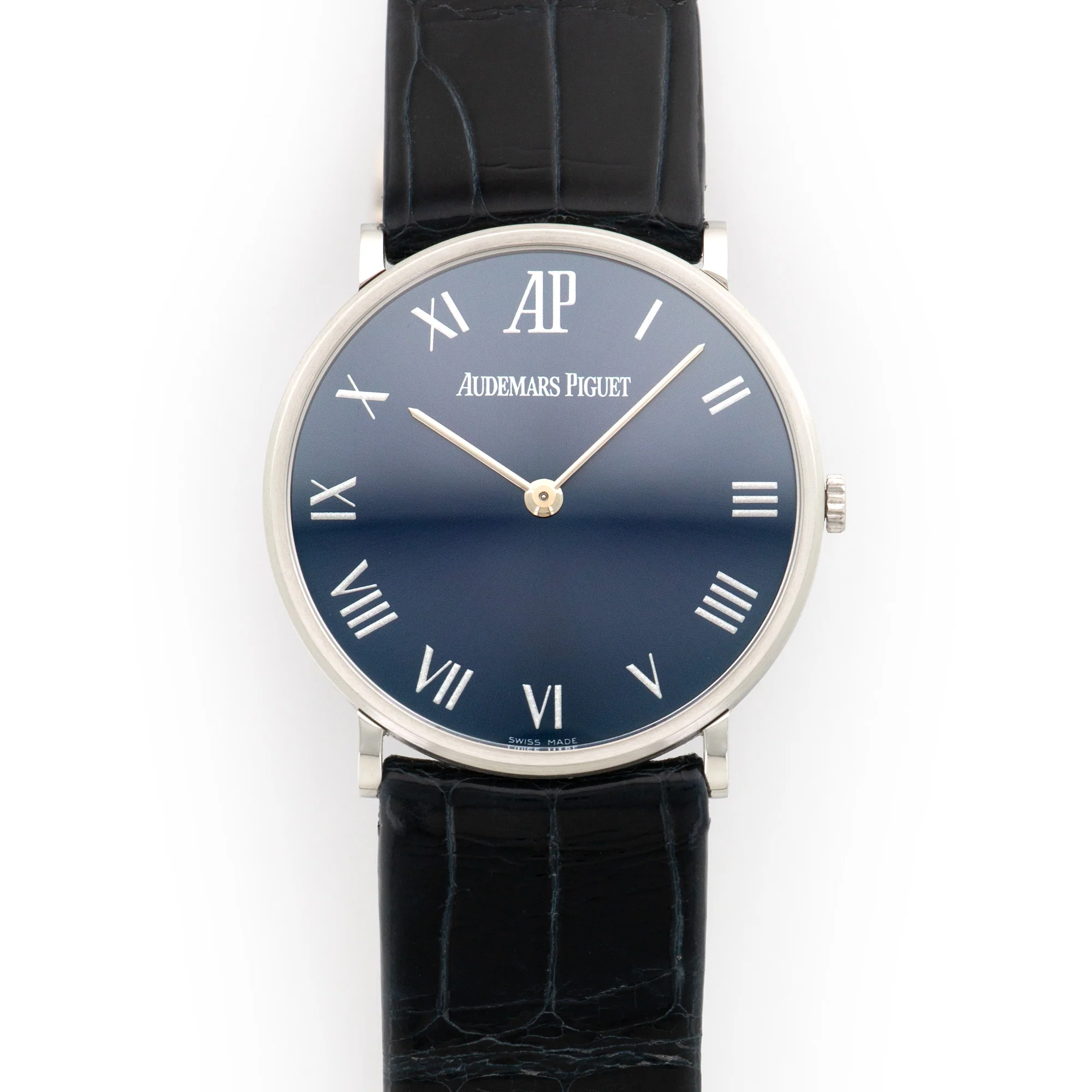 Audemars Piguet Platinum Anniversary Edition Ultra-Thin Strap Watch