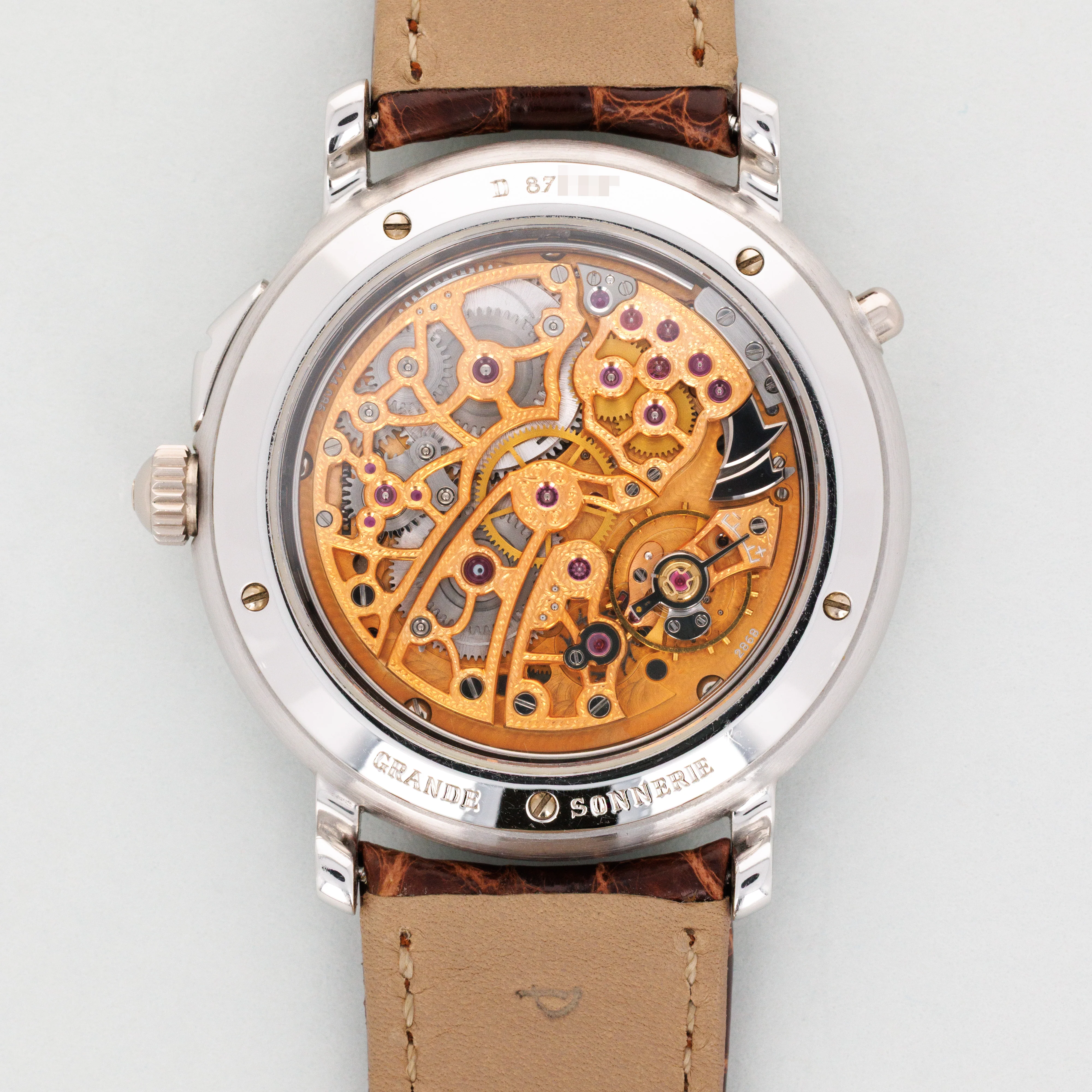 Audemars Piguet Platinum Grand Sonnerie Skeleton Watch with Diamonds, Possibly Unique - Image 7