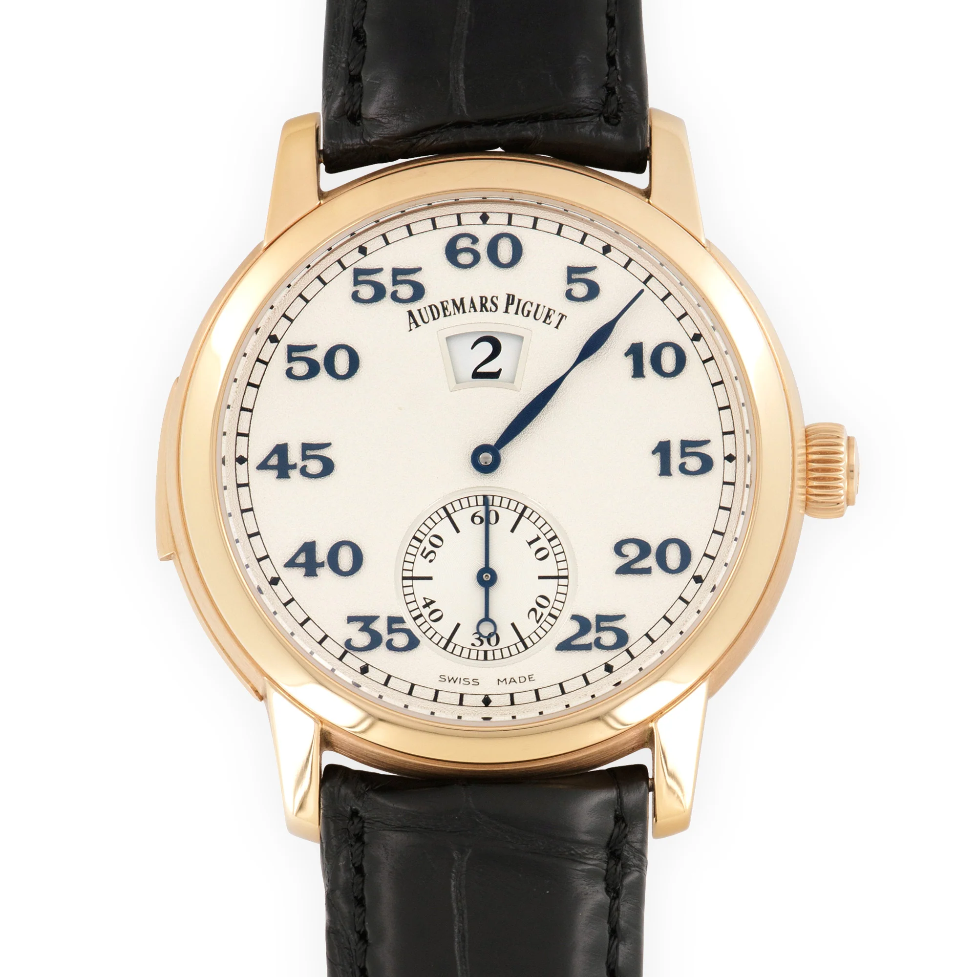 Audemars Piguet Rose Gold Jules Audemars Jump Hour Minute Repeater Watch
