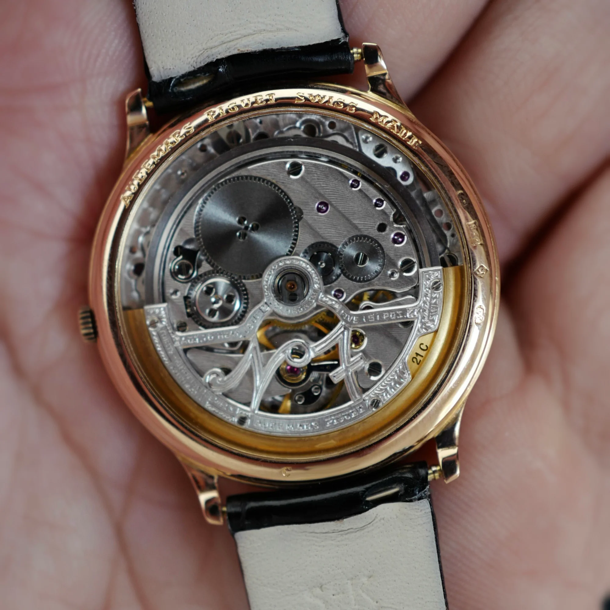 Audemars Piguet Rose Gold Rolls Royce Phantom Skeleton Dial Watch Ref. 14677 - Image 6