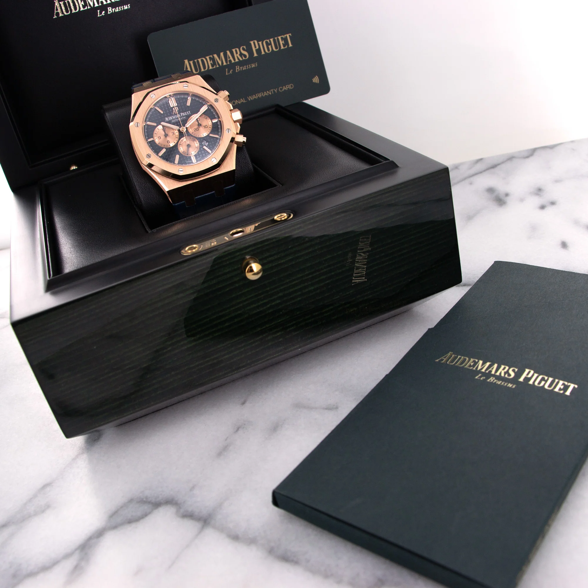 Audemars Piguet Rose Gold Royal Oak Chronograph Watch - Image 6