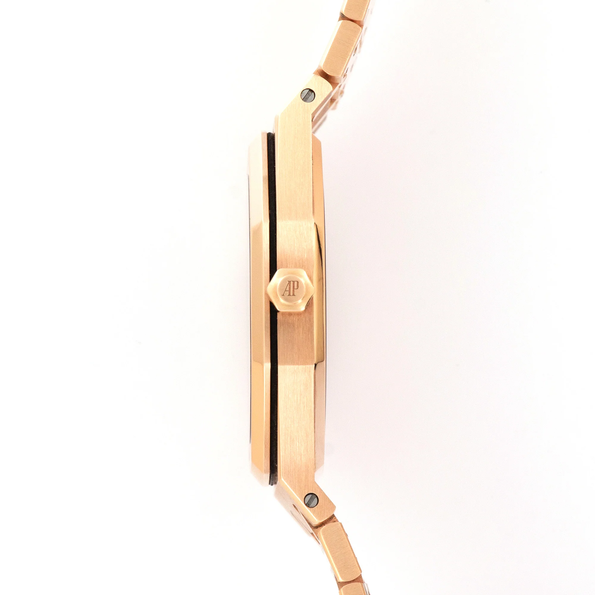 Audemars Piguet Rose Gold Royal Oak Ultra-Thin Watch Ref. 15202 - Image 3