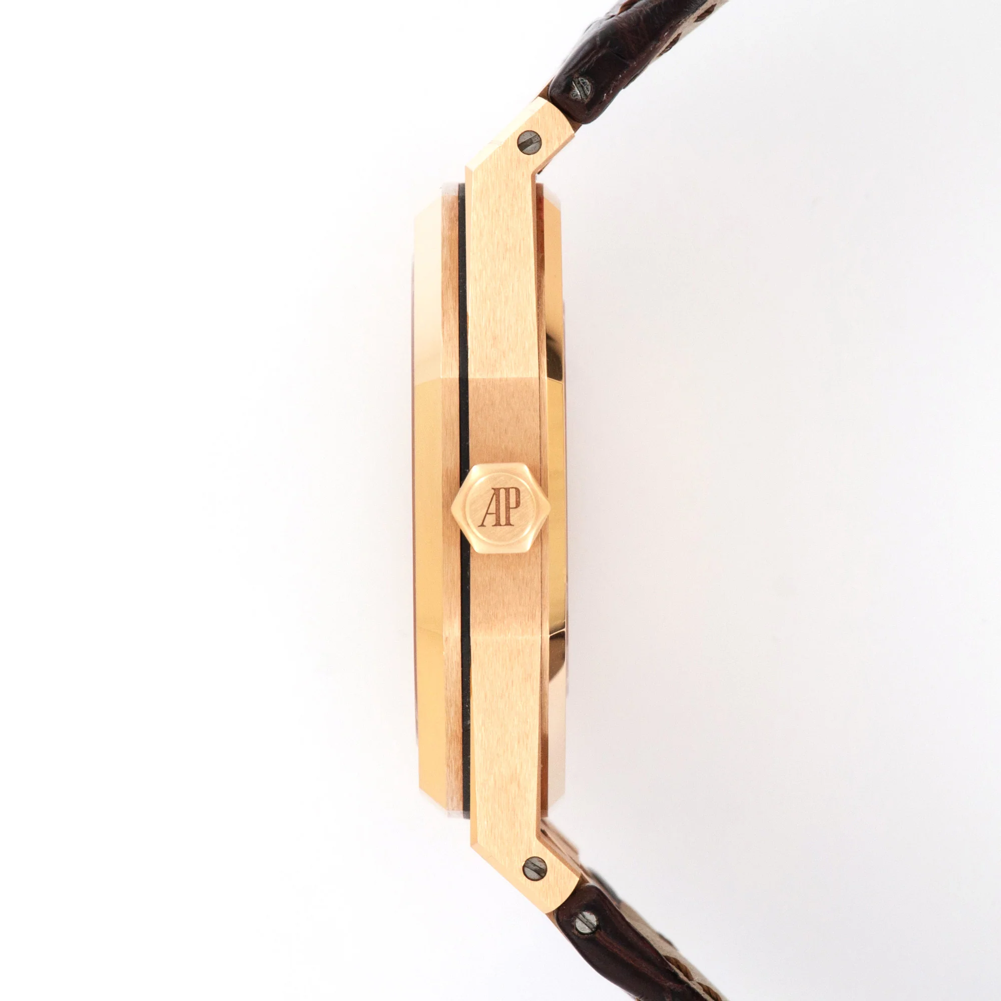 Audemars Piguet Rose Gold Royal Oak Watch Ref. 15400, with Box and Papers - Image 3