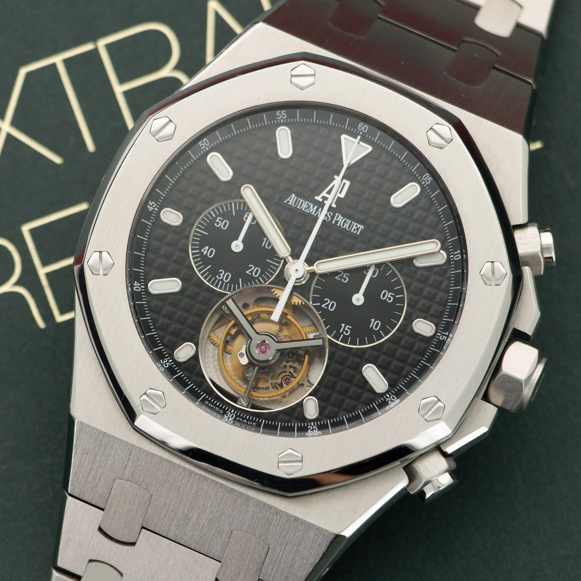 Audemars Piguet Royal Oak Chronograph Tourbillon Watch Ref. 25977 - Image 2