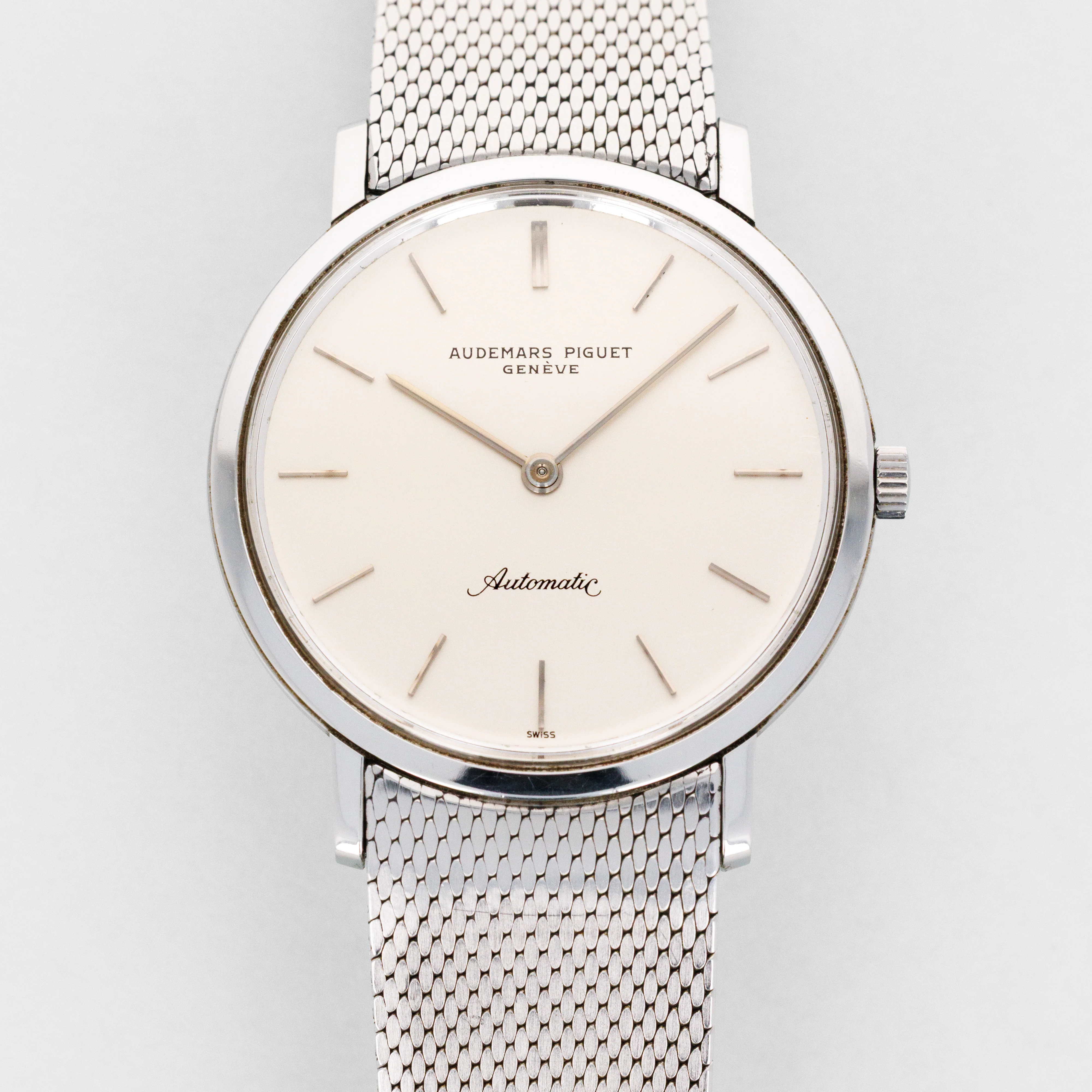 Audemars Piguet Steel Automatic Watch with Caliber 2120 Movement