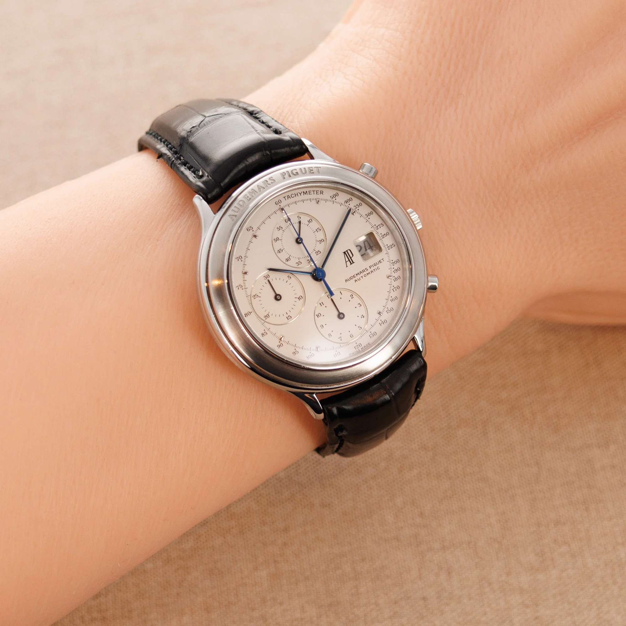 Audemars Piguet Steel Huitieme Chronograph Ref. 25644 - Image 6