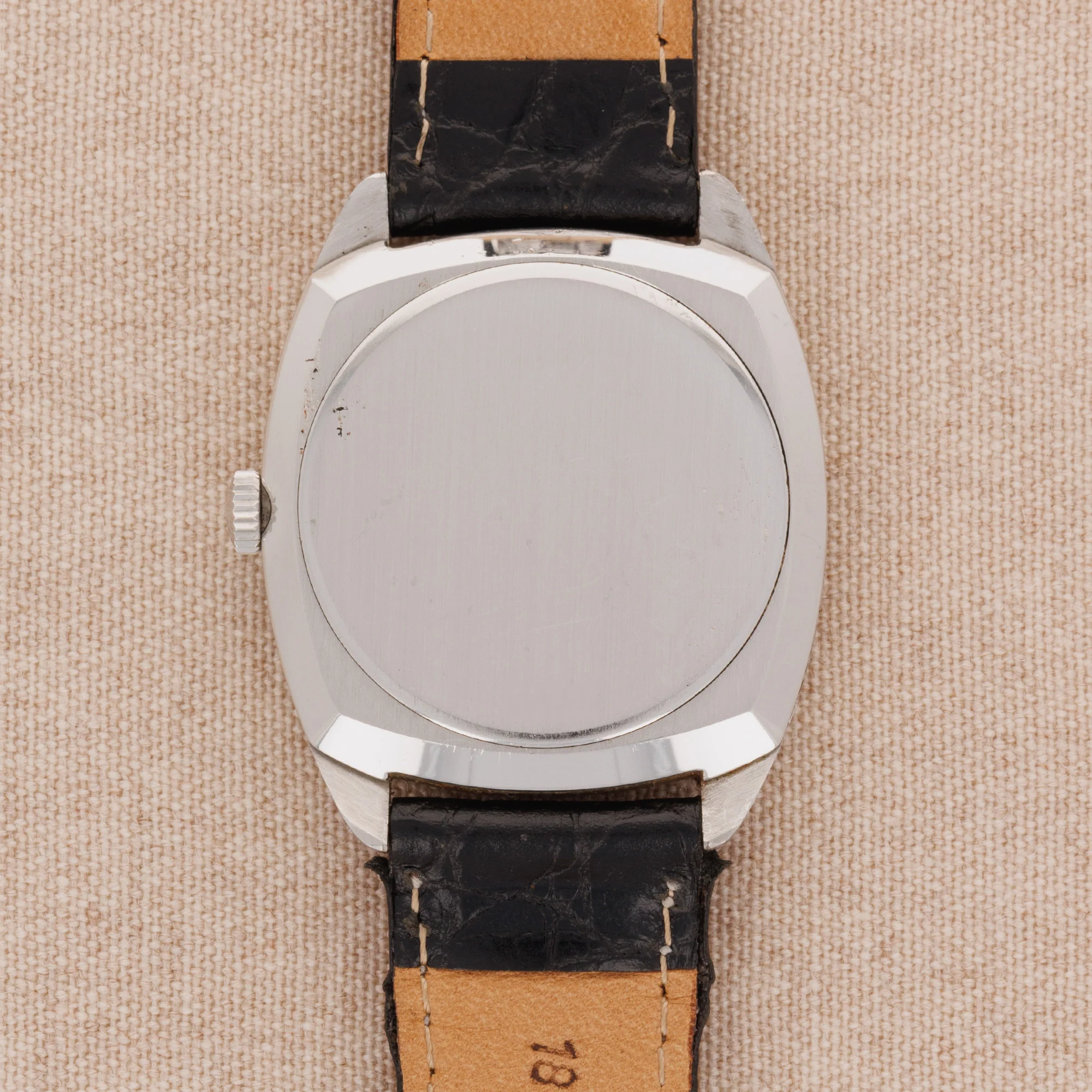 Audemars Piguet Steel Tonneau Watch Ref. 5369 with Hobnail Dial - Image 3