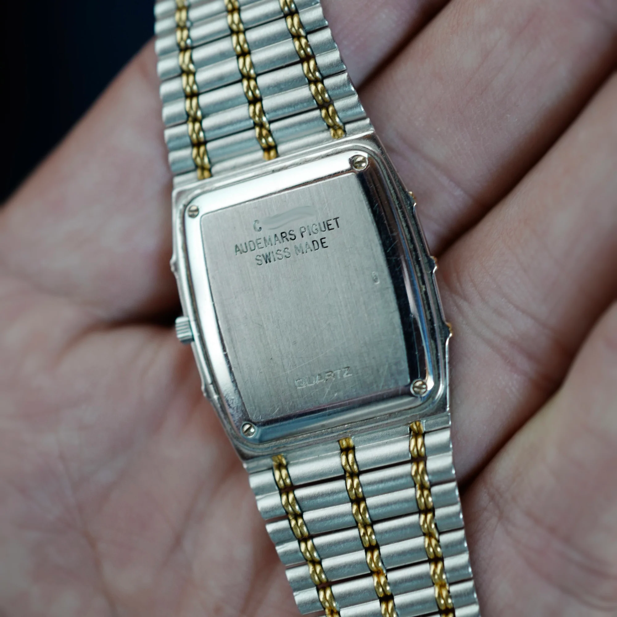 Audemars Piguet Two-Tone Bamboo with Pave Diamond Dial - Image 5