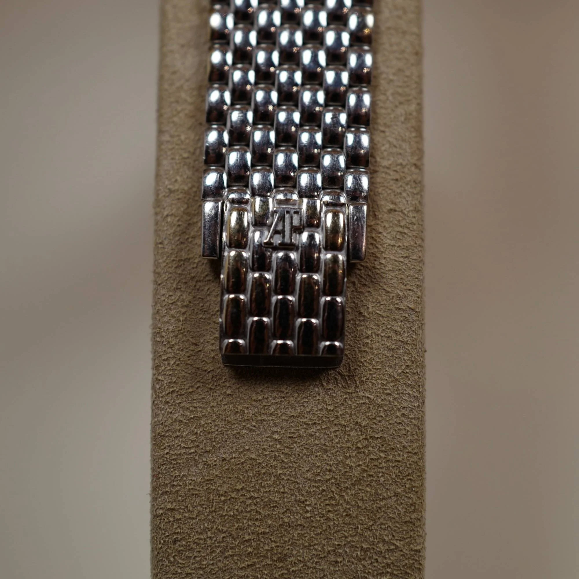 Audemars Piguet White Gold Beaded Bracelet Watch - Image 5