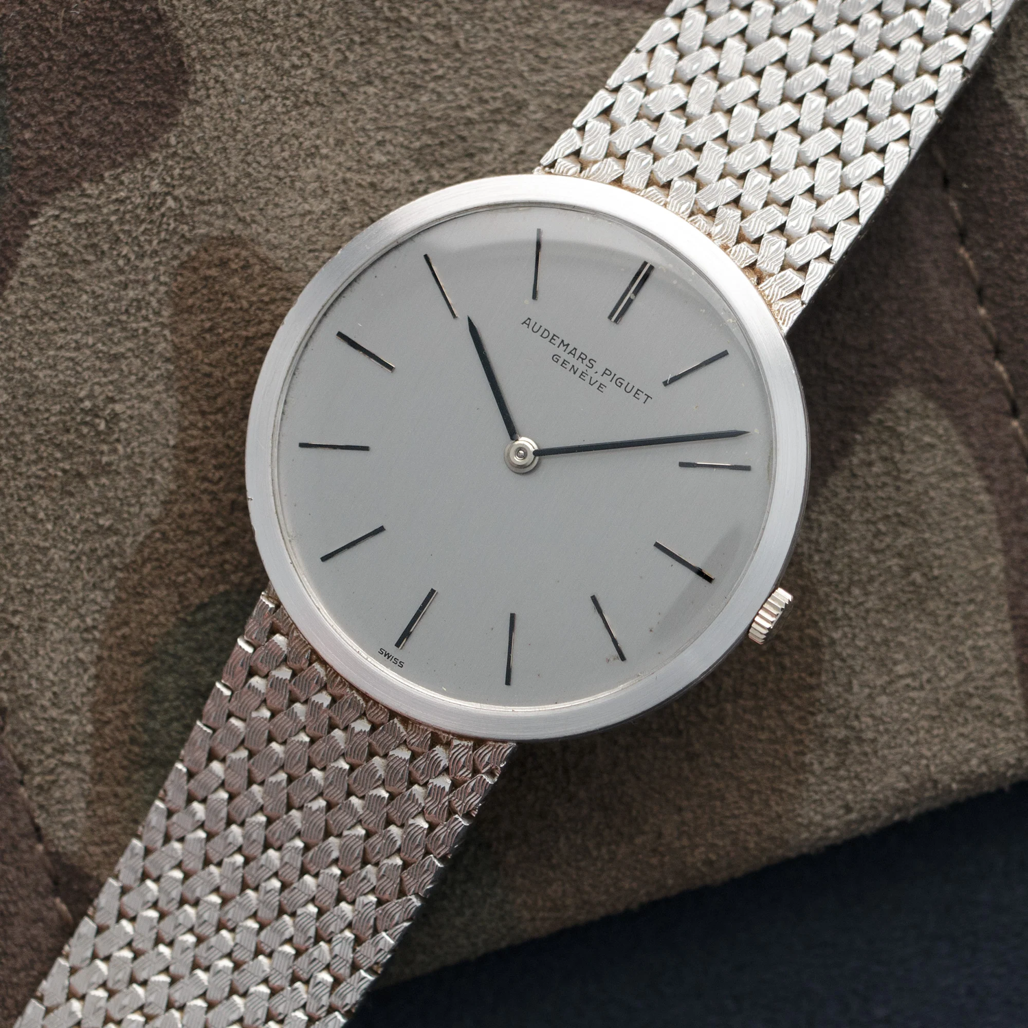 Audemars Piguet White gold Bracelet Watch - Image 2
