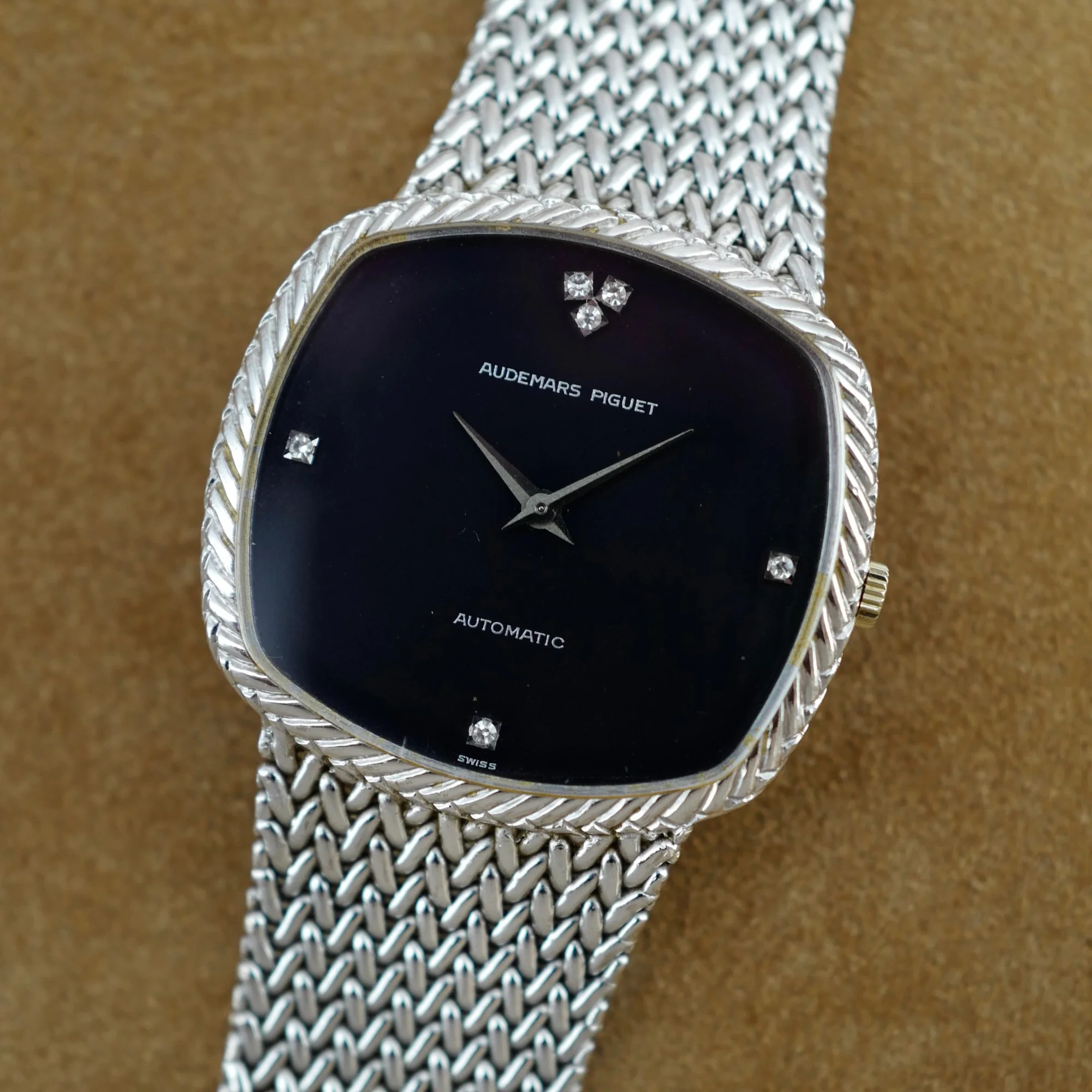 Audemars Piguet White Gold Bracelet Watch - Image 2