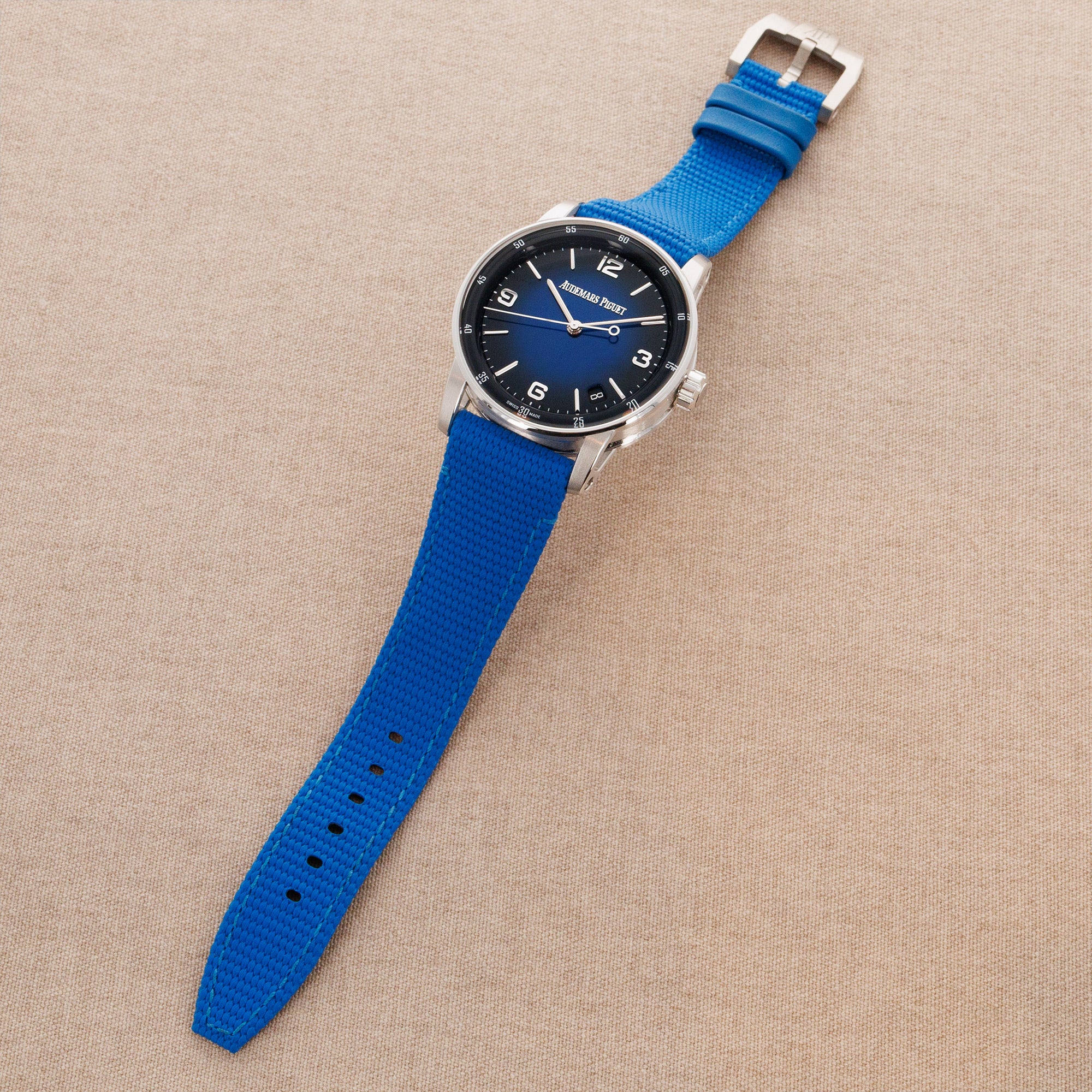 Audemars Piguet White Gold Code 11:59 with Smoked Blue Dial - Image 5