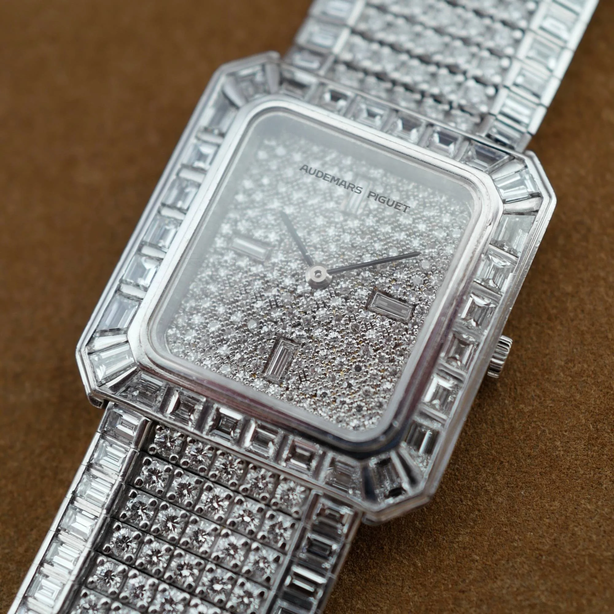Audemars Piguet White Gold Diamond Bracelet Watch Ref. 14612 - Image 6