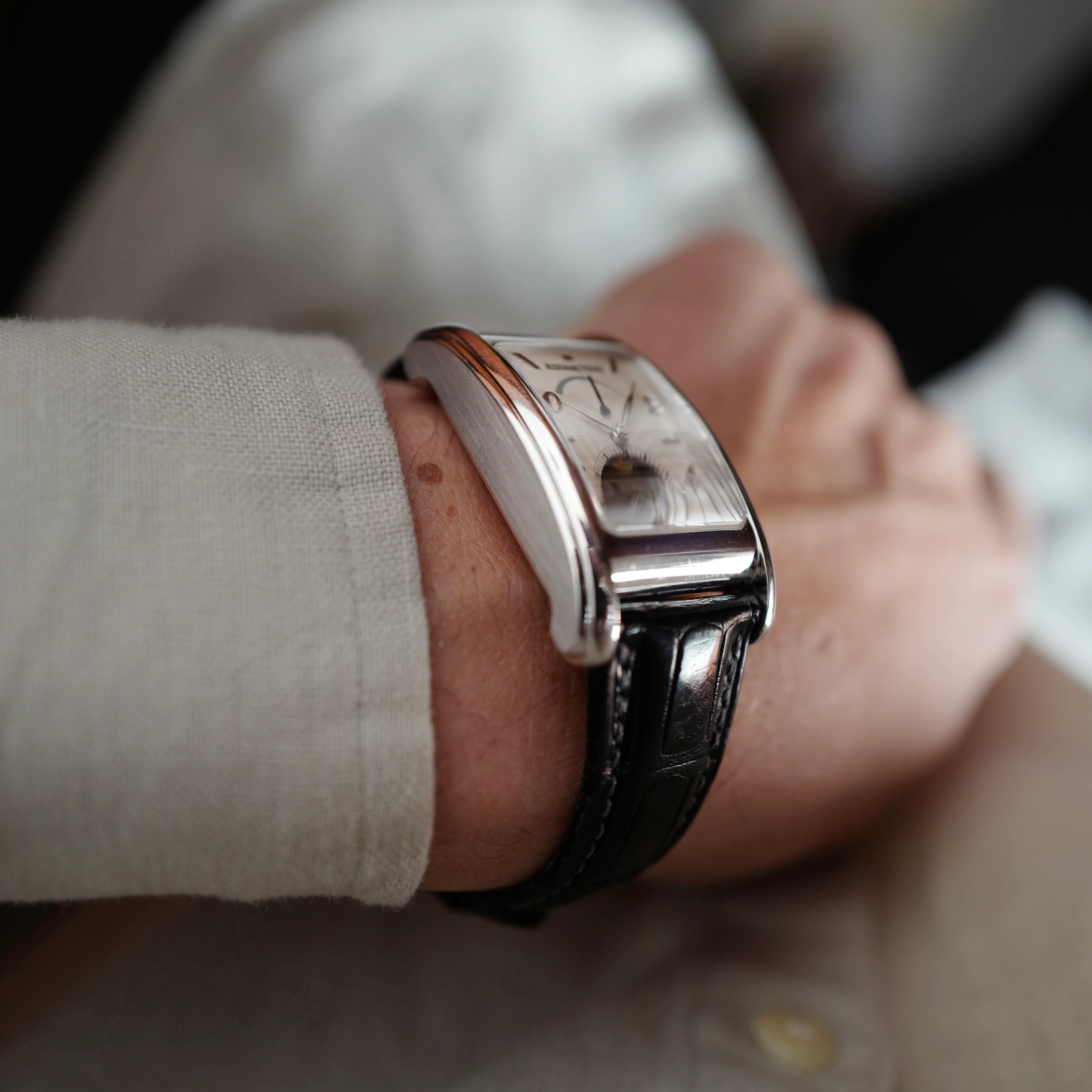 Audemars Piguet White Gold Edward Piguet Tourbillon Power Reserve Watch Ref. 26006 (New Arrival) - Image 3
