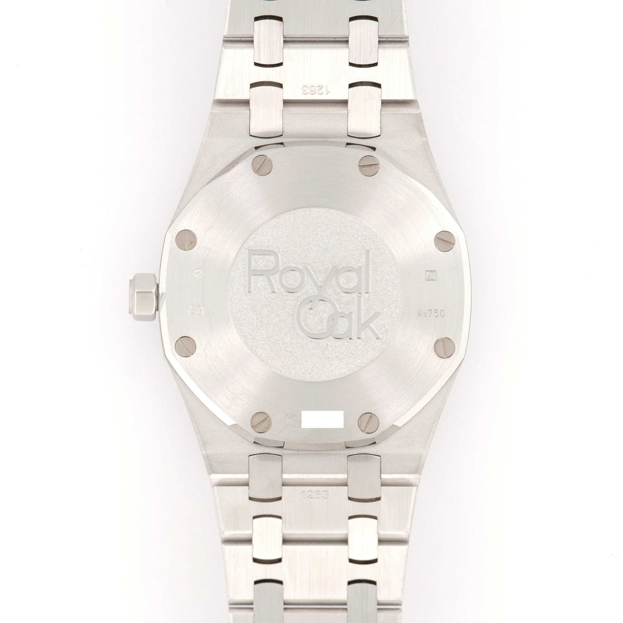 Audemars Piguet White Gold Frosted Royal Oak Watch - Image 4