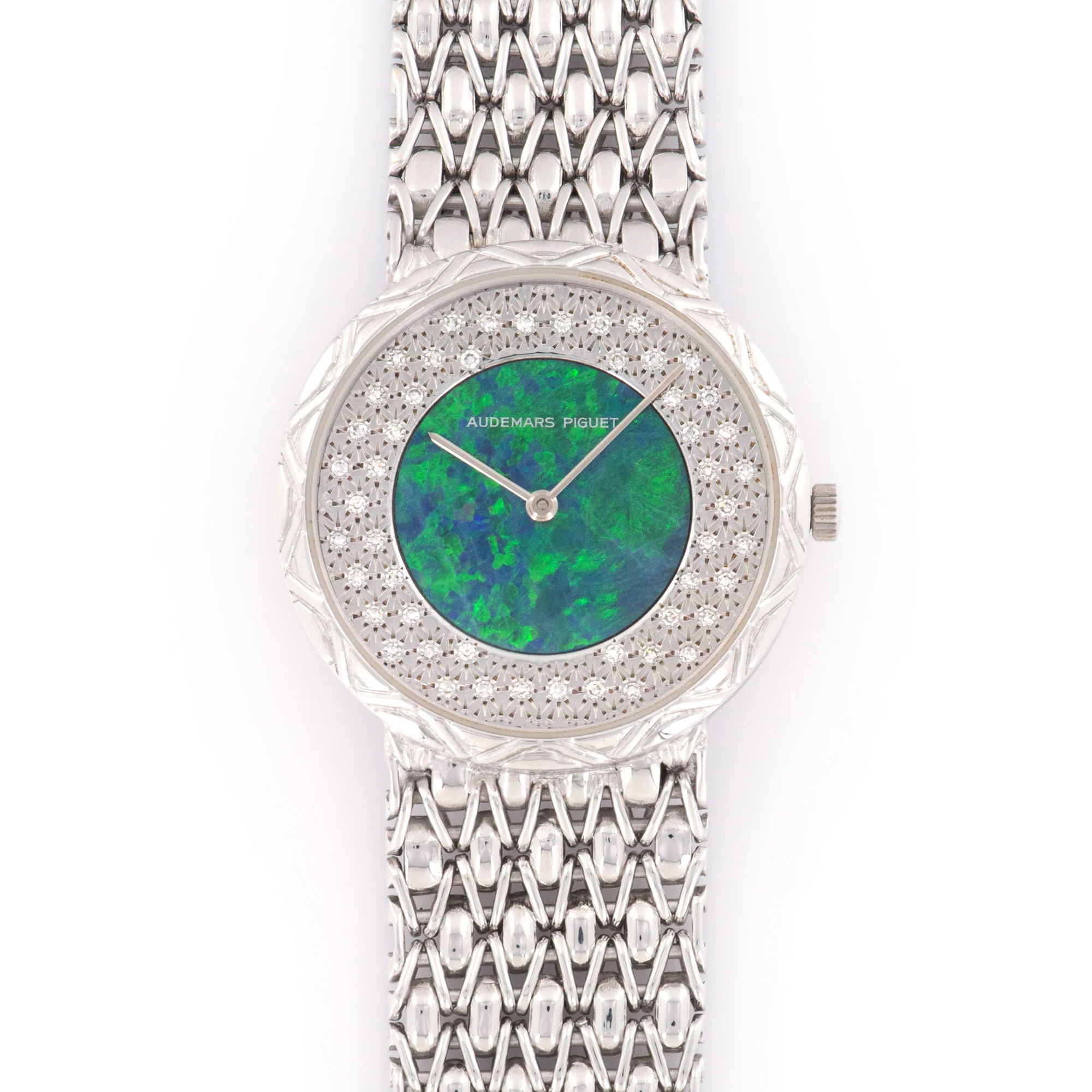 Audemars Piguet White Gold Opal Diamond Watch