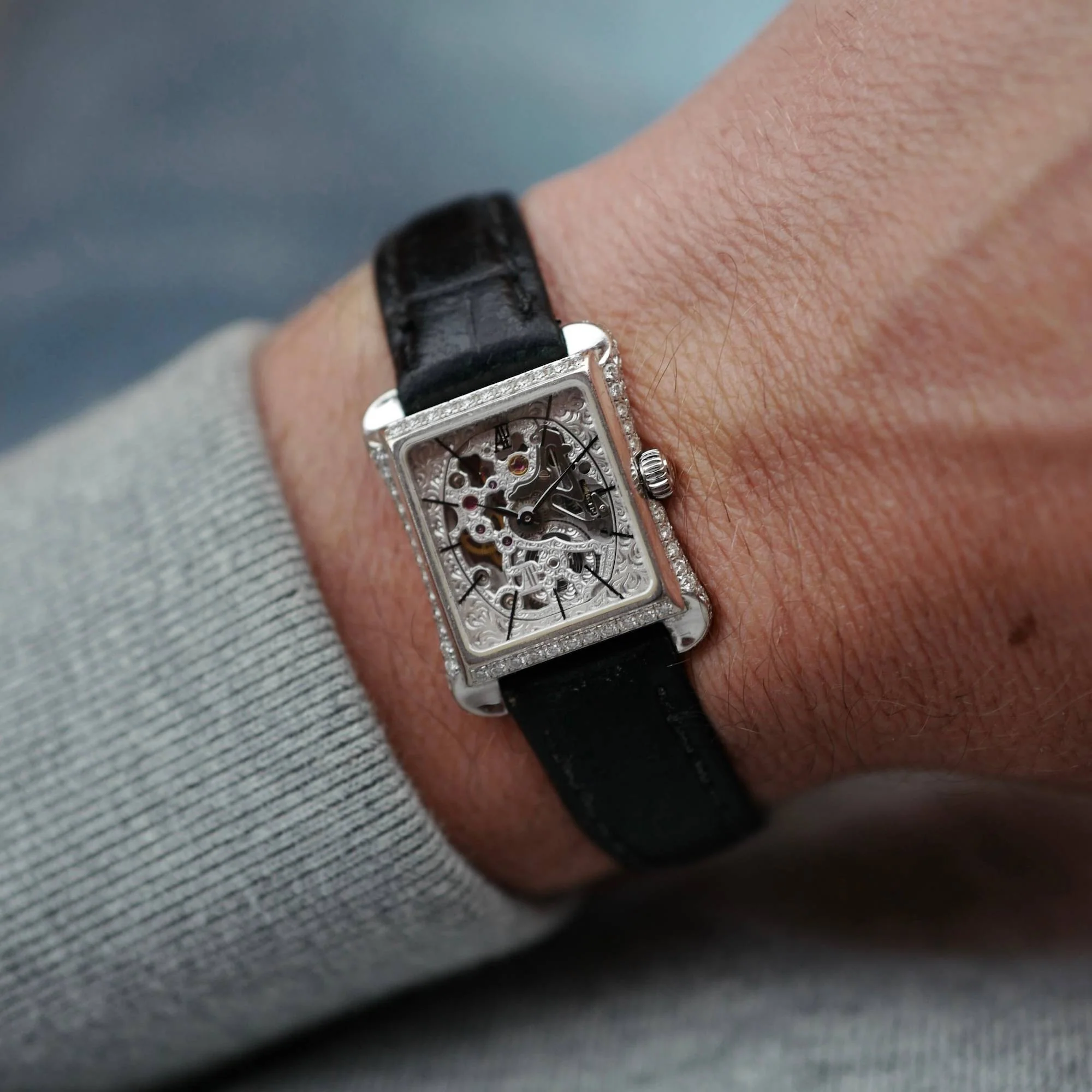 Audemars Piguet Ladies White Gold Skeleton Watch Ref. 77176 - Image 4