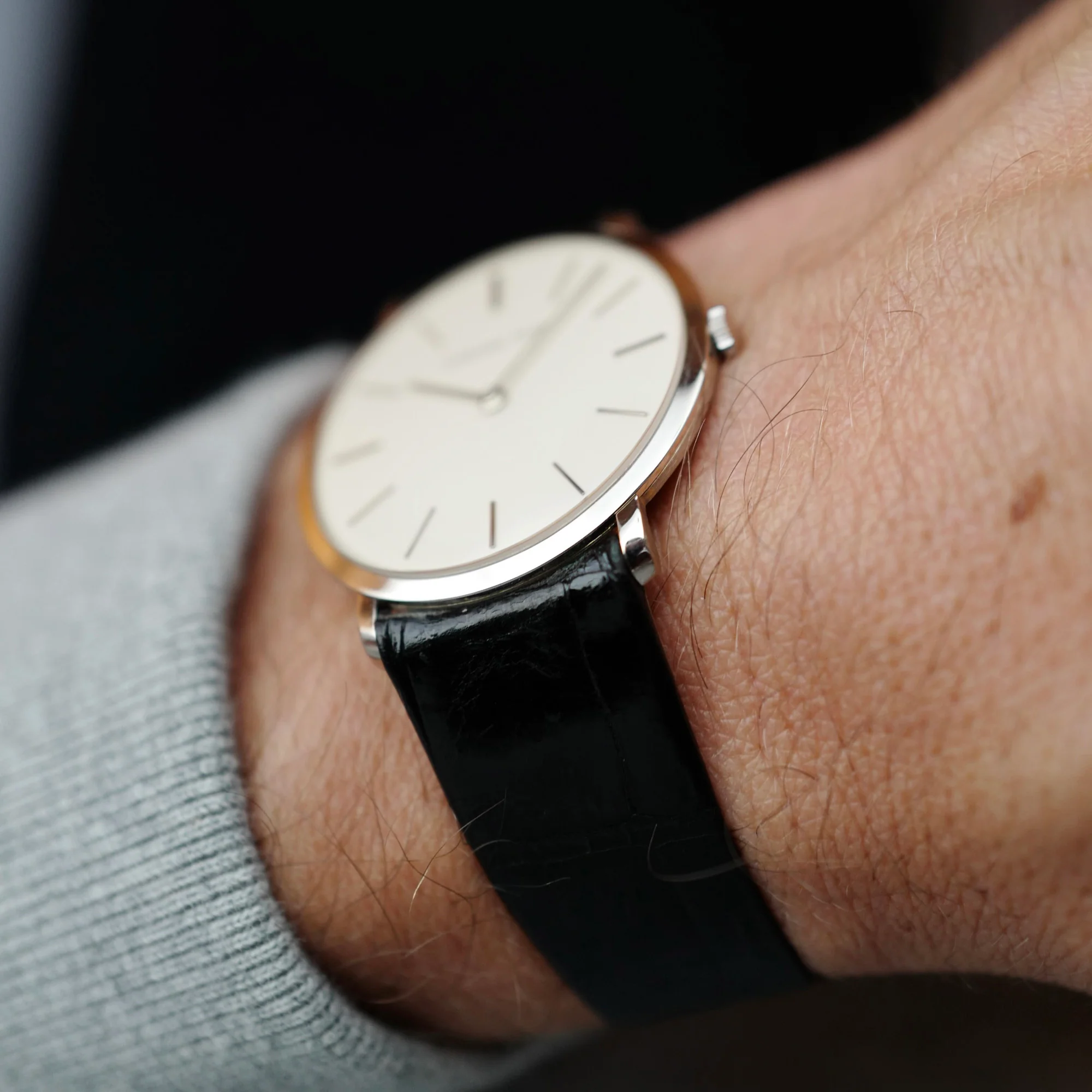 Audemars Piguet White Gold Ultra Thin Watch (New Arrival) - Image 6