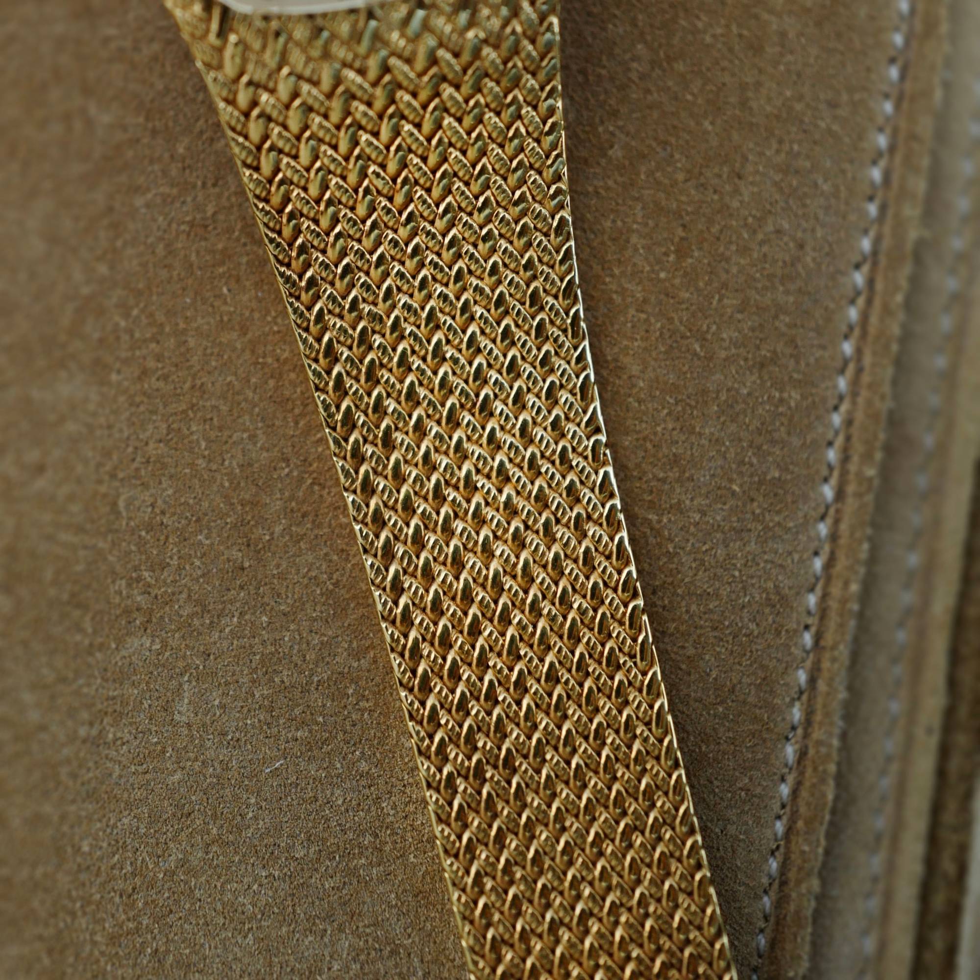 Audemars Piguet Yellow Gold Bracelet Watch with Diamond Markers - Image 7
