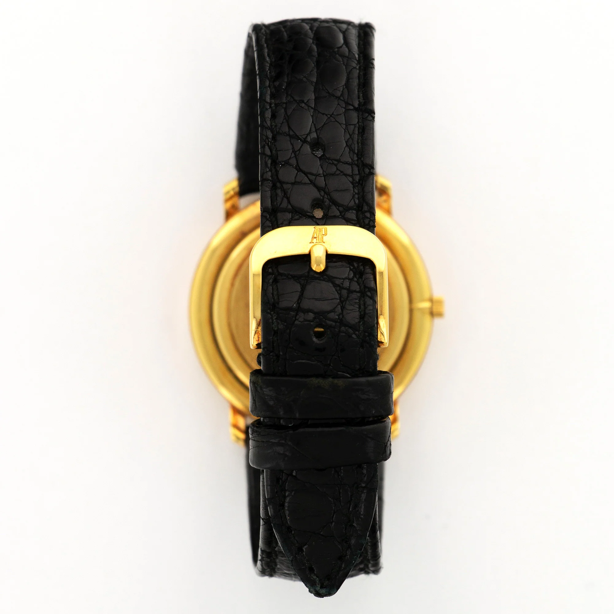 Audemars Piguet Yellow Gold Calendar Strap Watch - Image 5