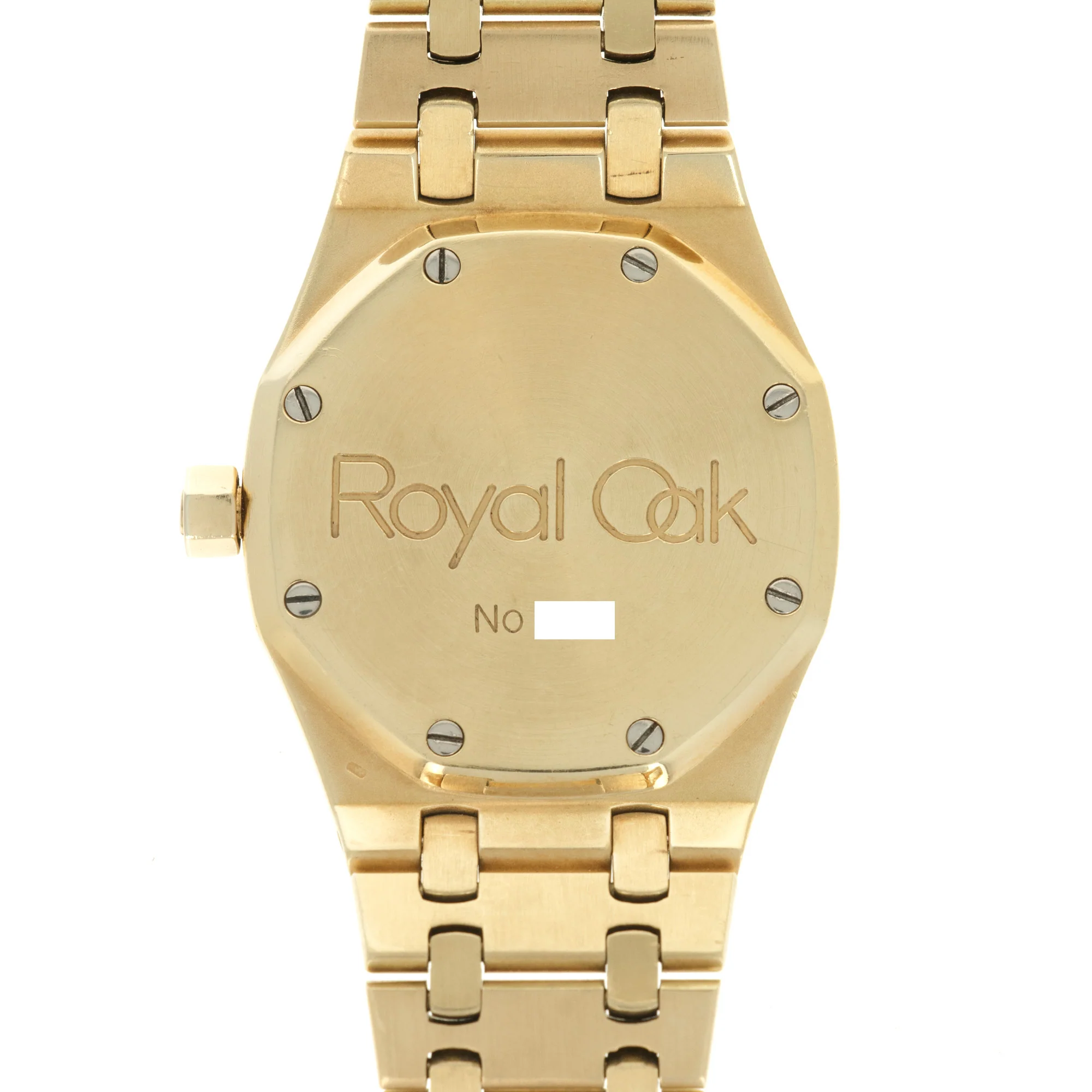 Audemars Piguet Yellow Gold Day-Date Moonphase Royal Oak Watch - Image 4