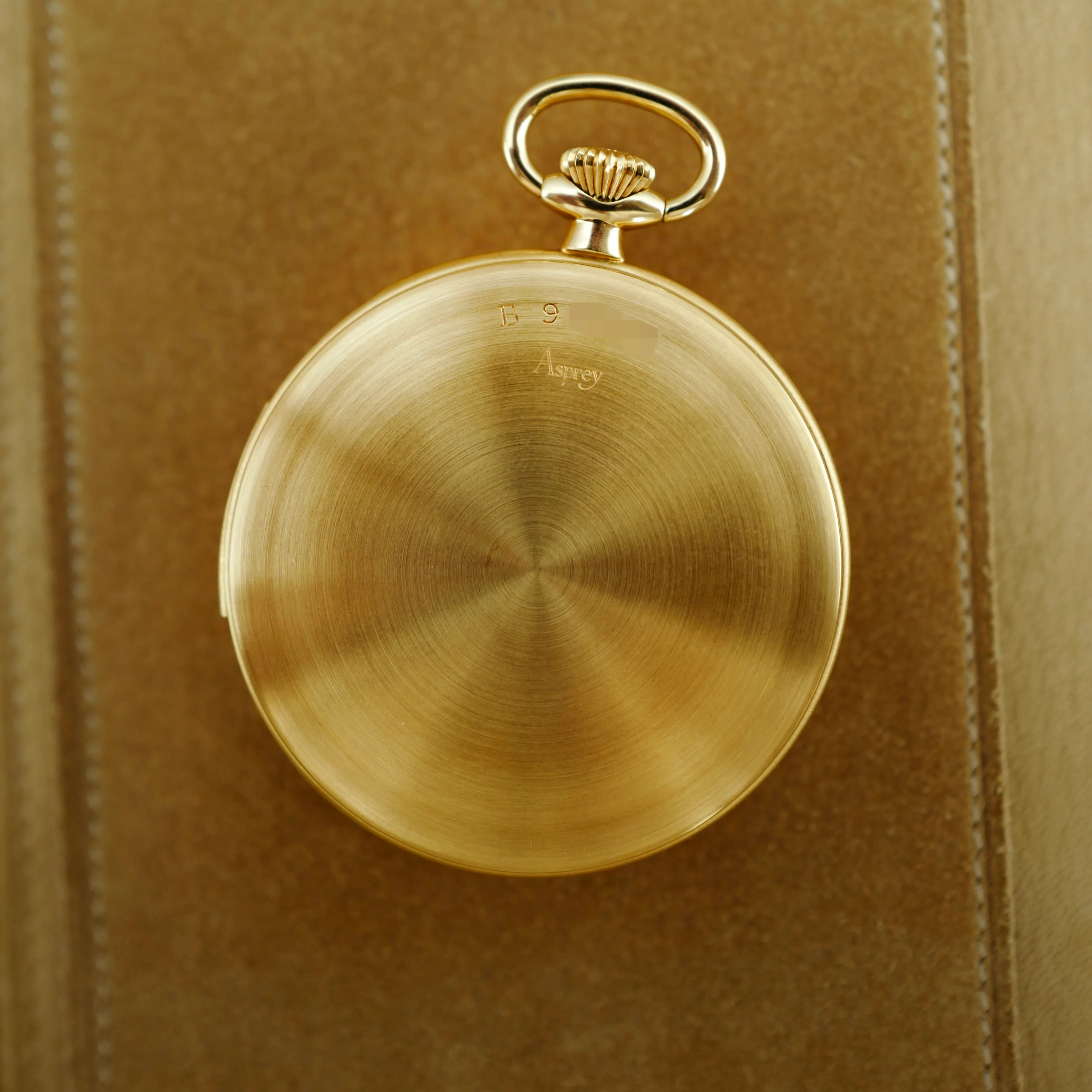 Audemars Piguet Yellow Gold Perpetual Calendar Minute Repeater Pocket Watch, Retailed by Asprey - Image 5