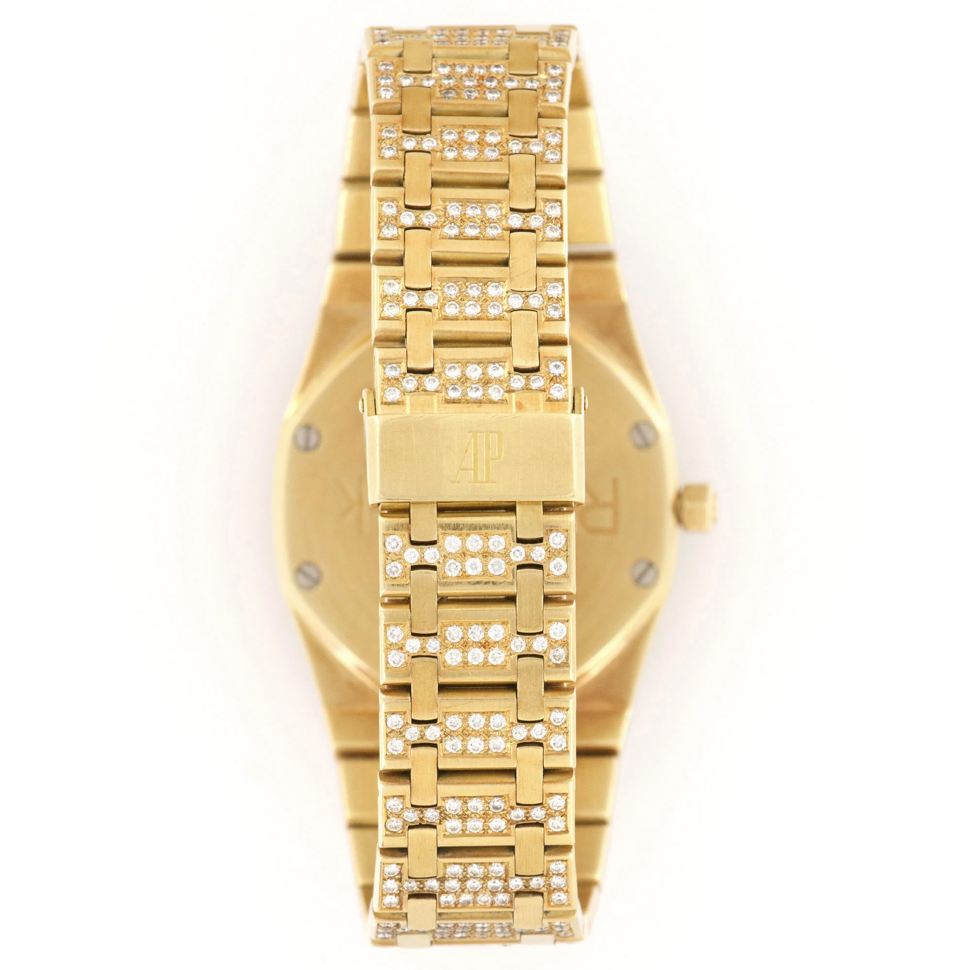 Audemars Piguet Yellow Gold Royal Oak Diamond Watch - Image 5