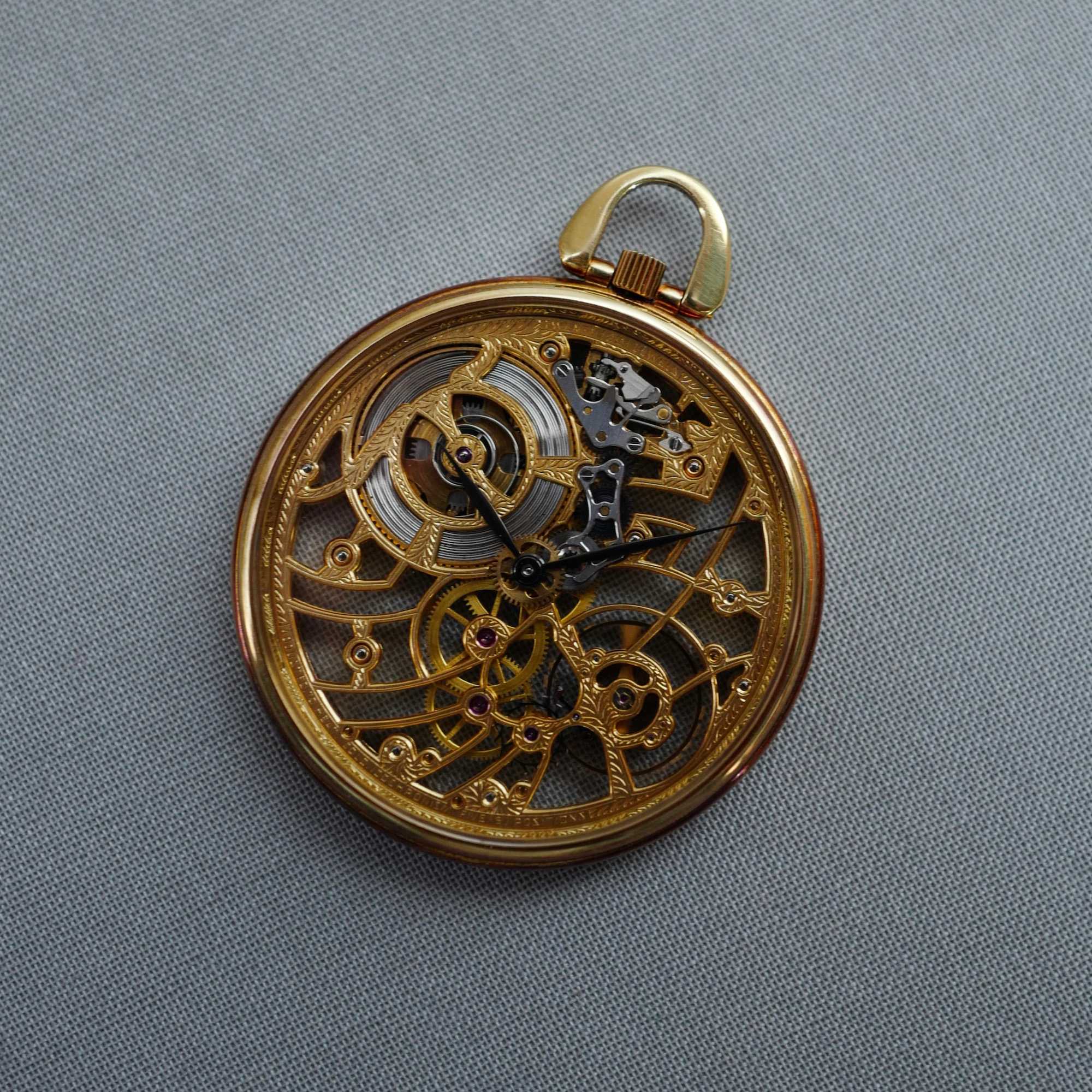 Audemars Piguet Yellow Gold Skeletonized Pocket Watch - Image 7