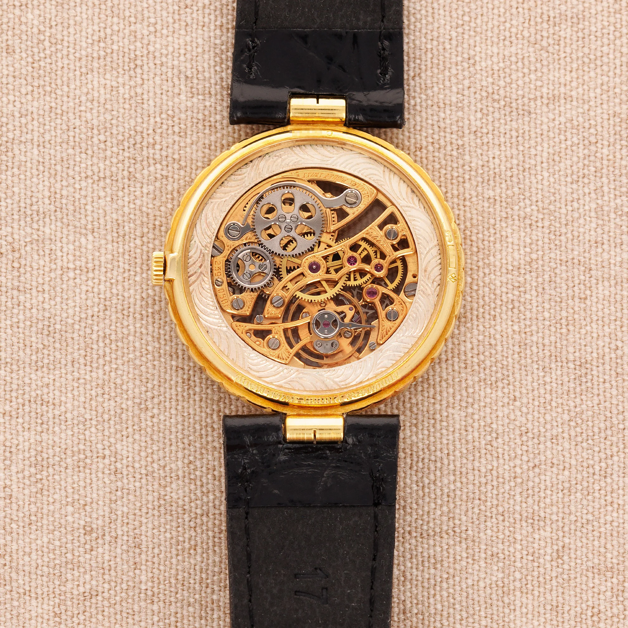 Audemars Piguet Yellow Gold Skeletonized Watch Ref. 5677 - Image 6