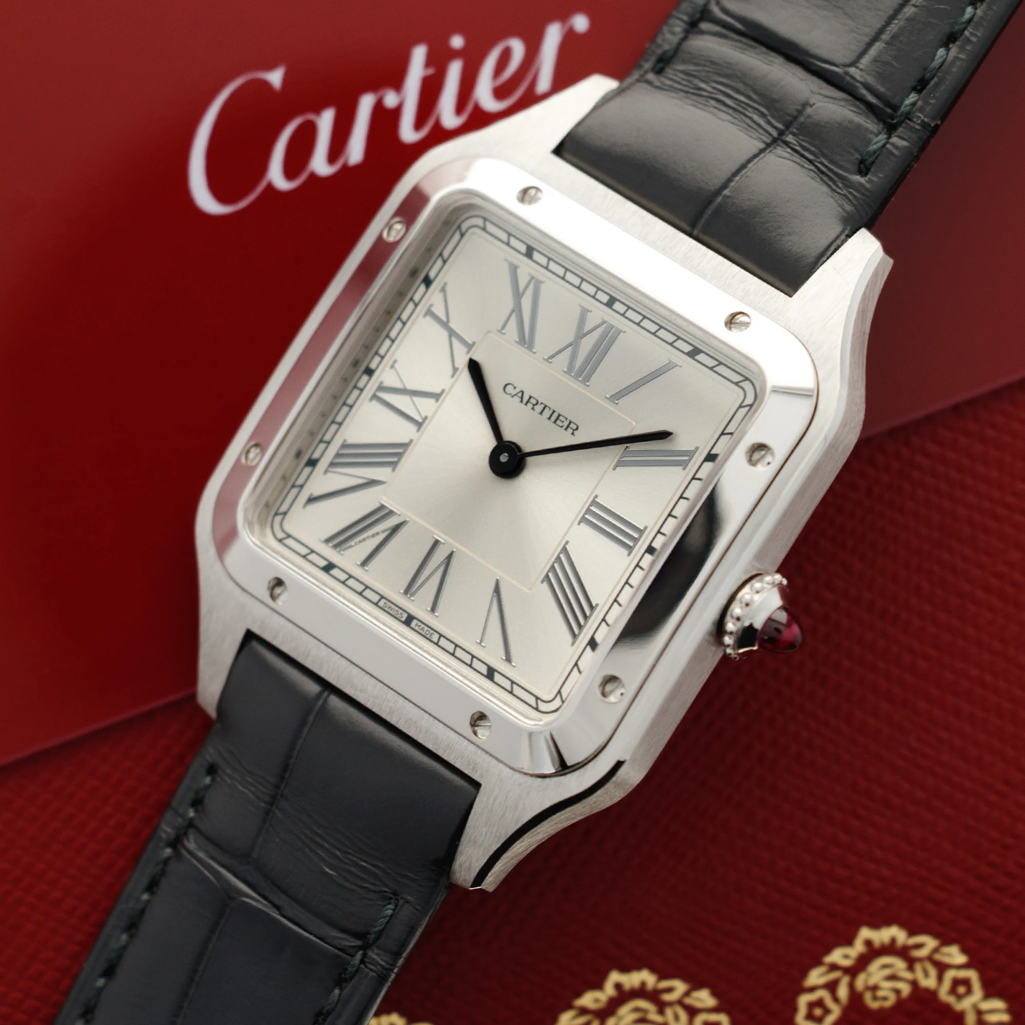 Cartier Platinum Santos-Dumont Le Bresil Tank Ref. WGSA0034, Limited Edition of 100 Pieces - Image 2