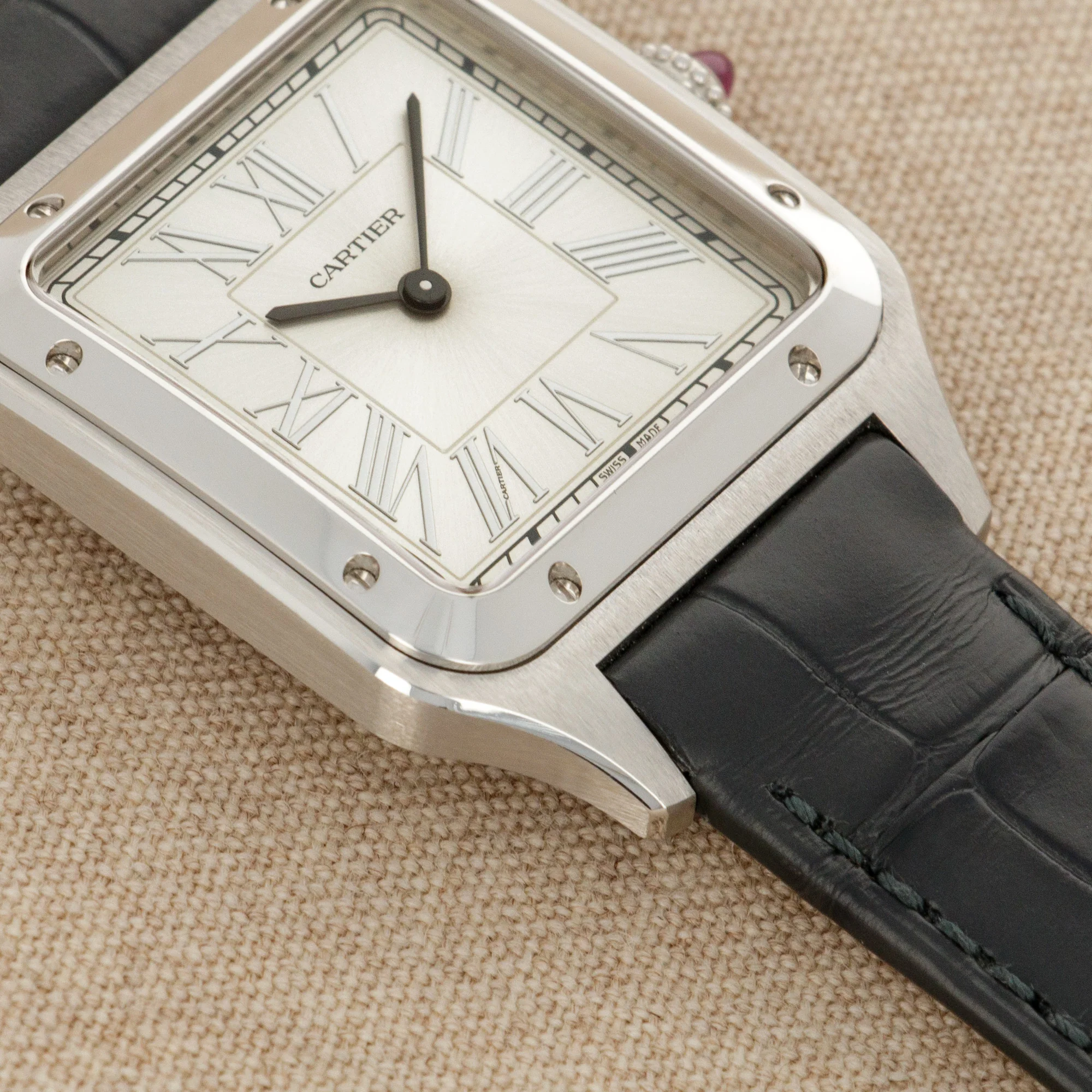 Cartier Platinum Santos-Dumont Le Bresil Tank Ref. WGSA0034, Limited Edition of 100 Pieces - Image 3