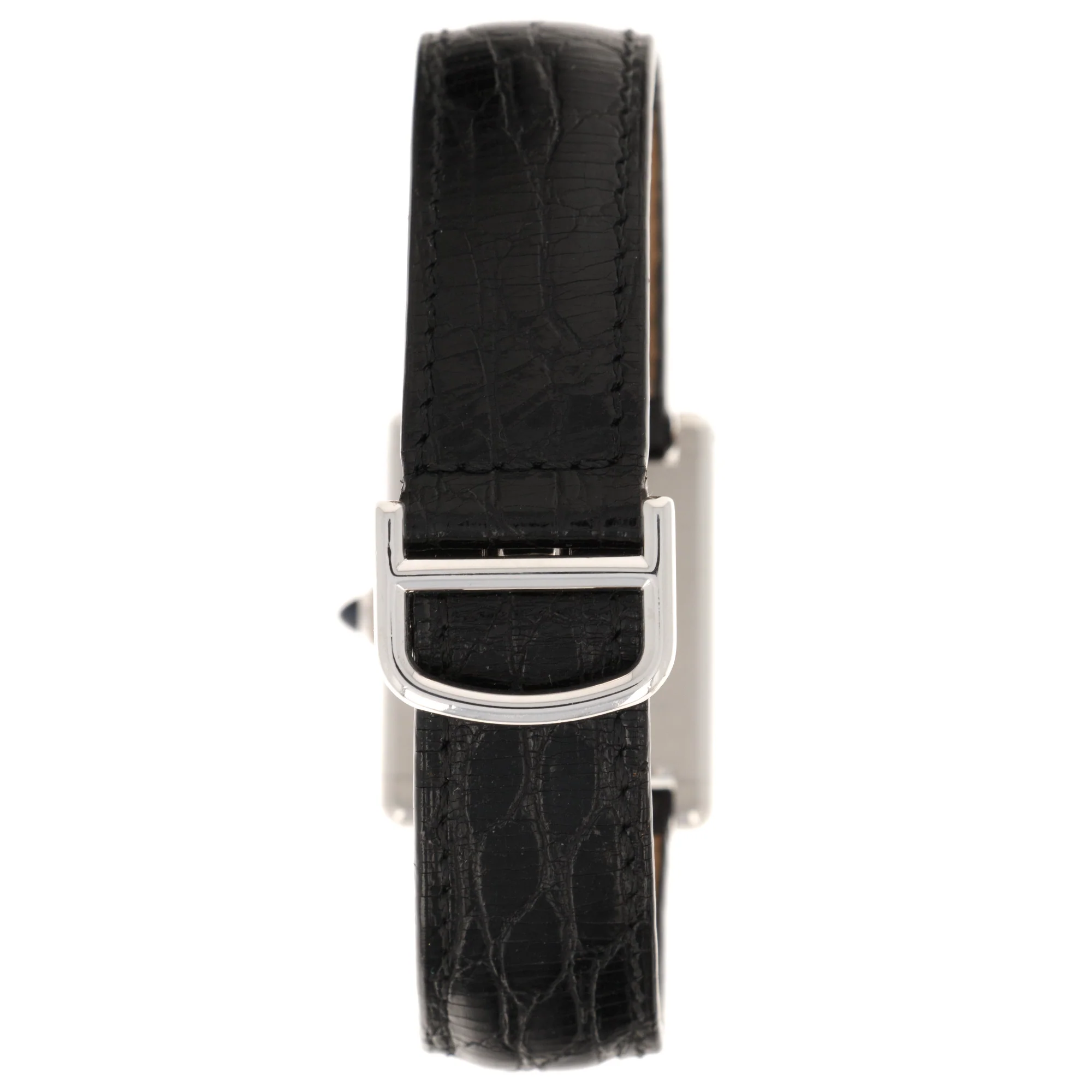 Cartier Platinum Tank Classic Watch - Image 5