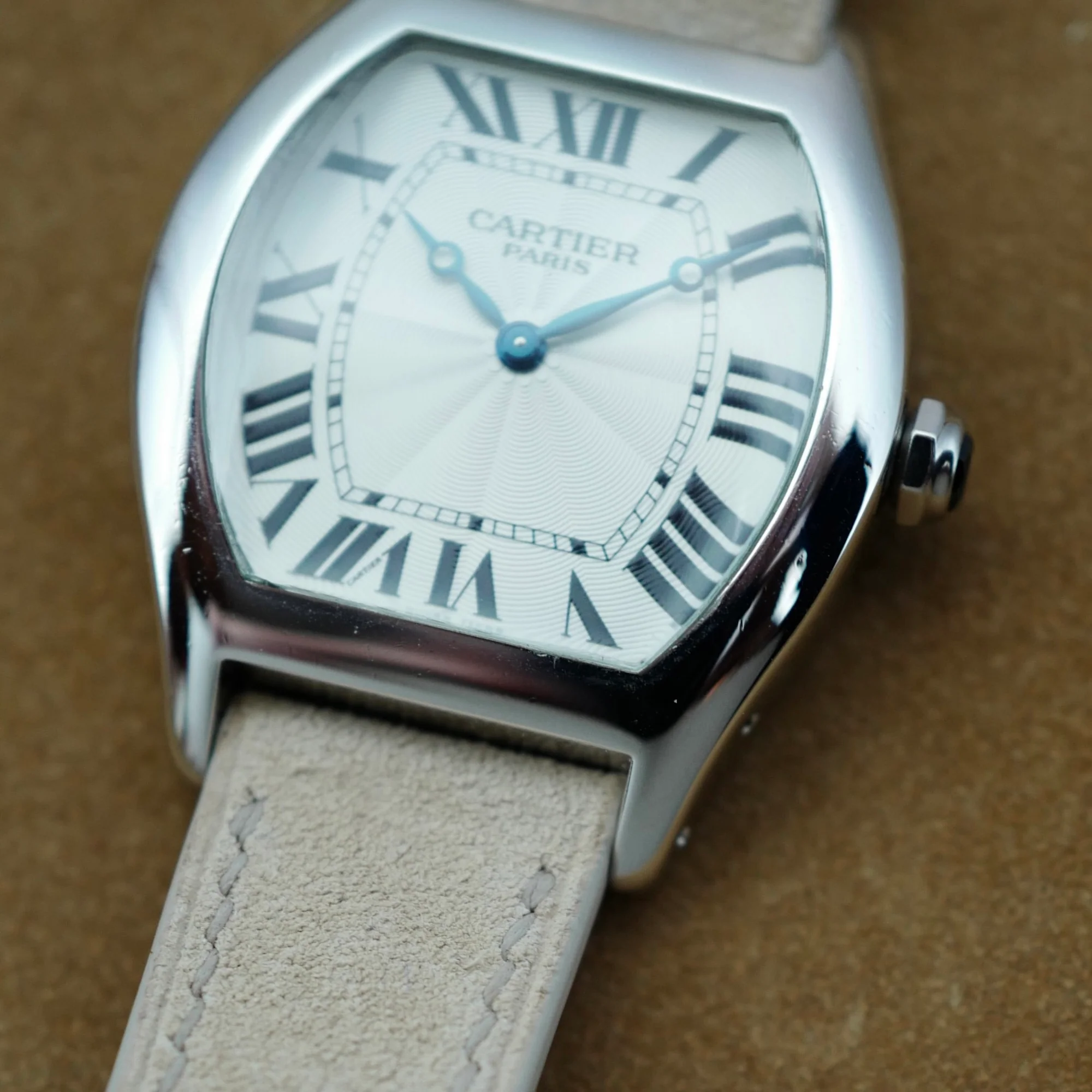 Cartier Platinum Tortue Watch Ref. 2518D - Image 5