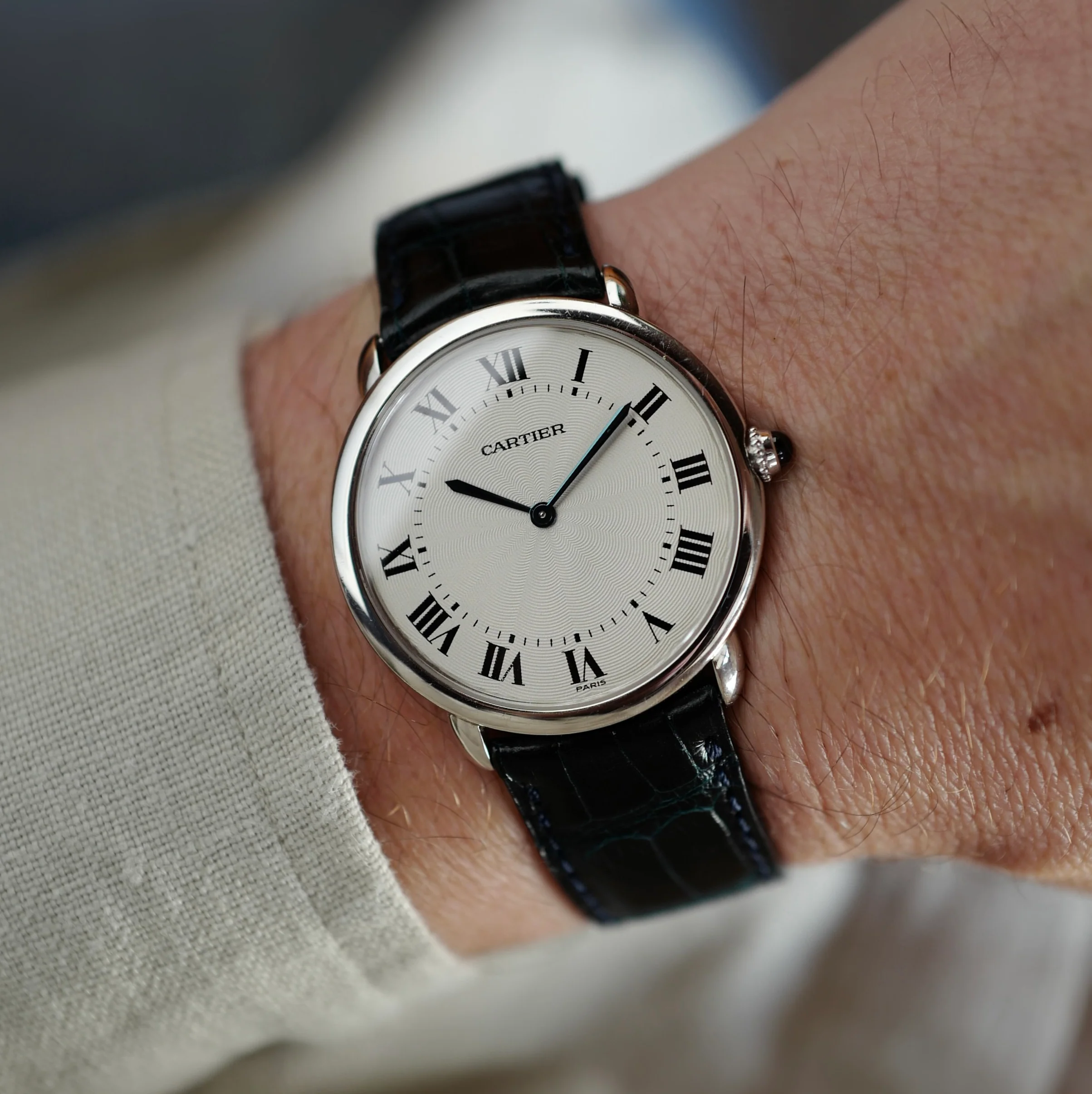 Cartier Platinum Vendome Ronde Louis Ref. 1297 - Image 7