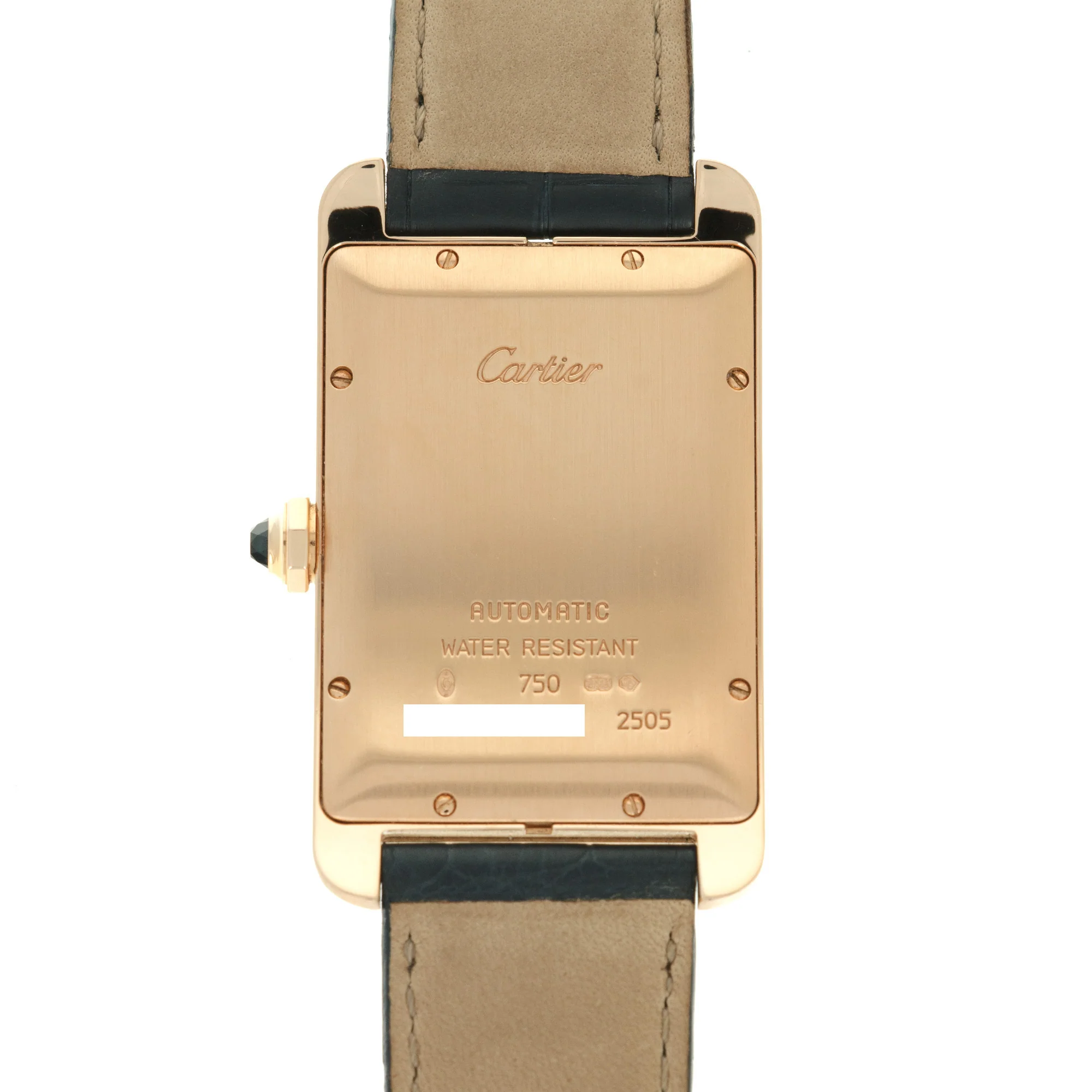 Cartier Rose Gold Tank Americaine Watch with Original Box and Papers - Image 4