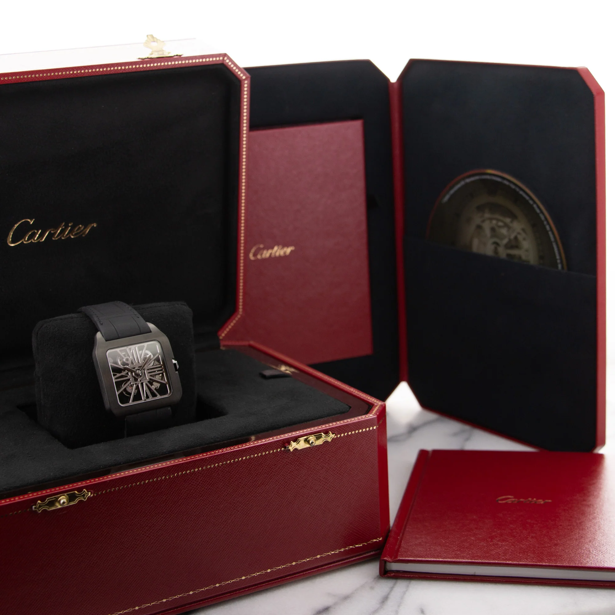 Cartier Santos Dumont Skeletonized Watch Ref. W2020052 - Image 6
