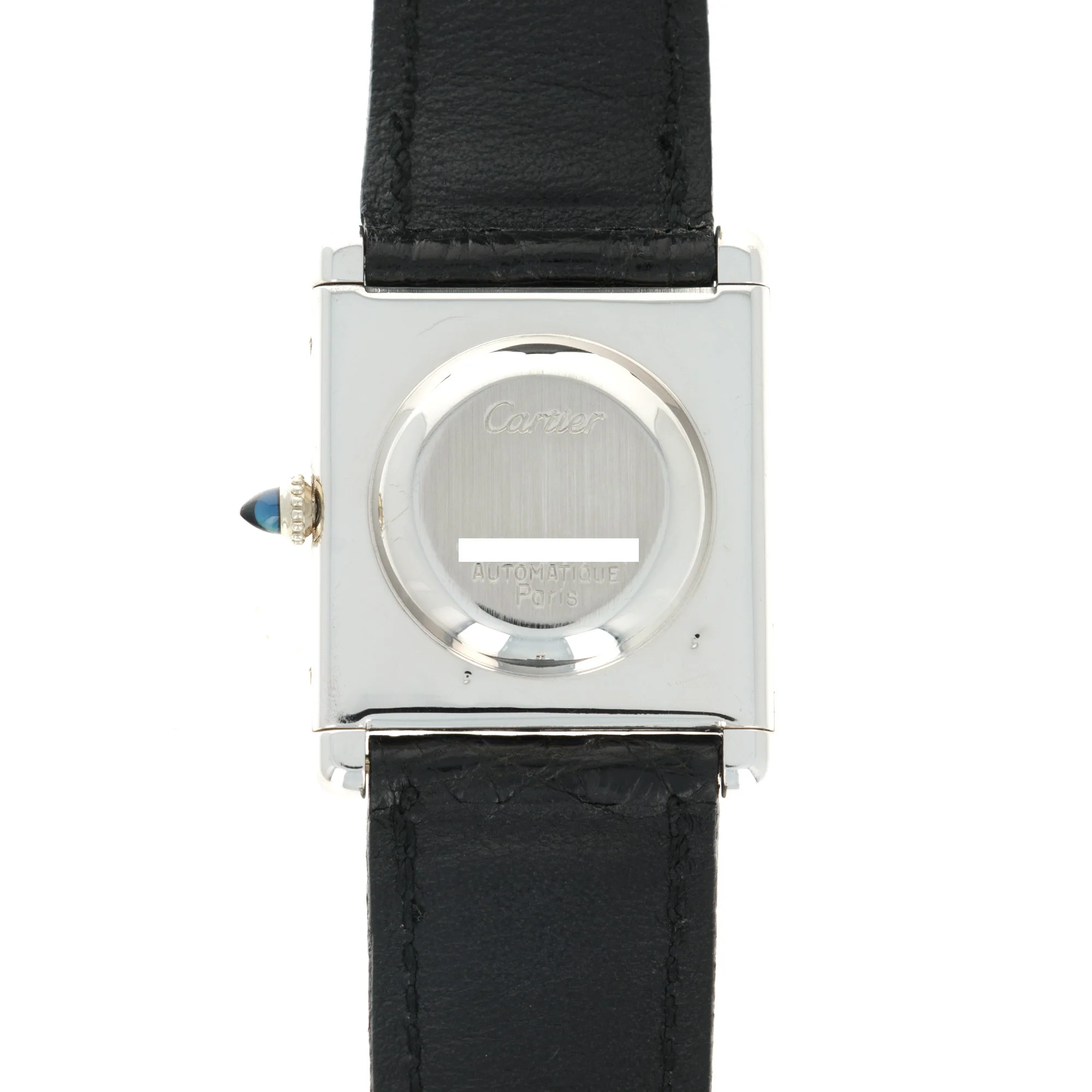 Cartier White Gold Jumbo Tank Automatic Watch - Image 4