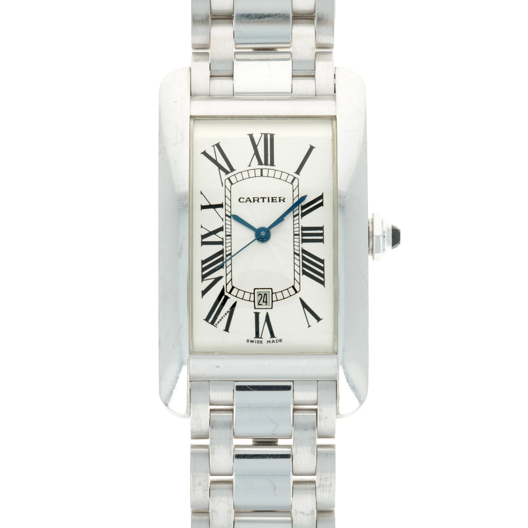 Cartier White Gold Tank Americaine XL Ref. 2521
