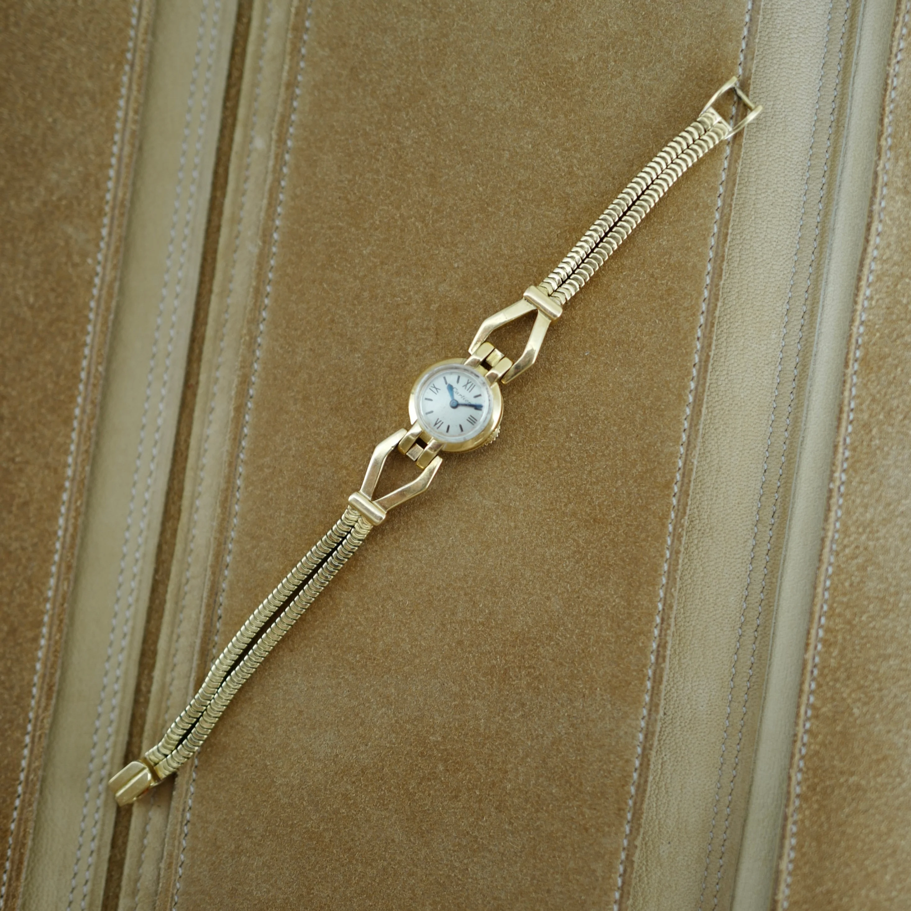 Cartier Yellow Gold Bracelet Watch - Image 6
